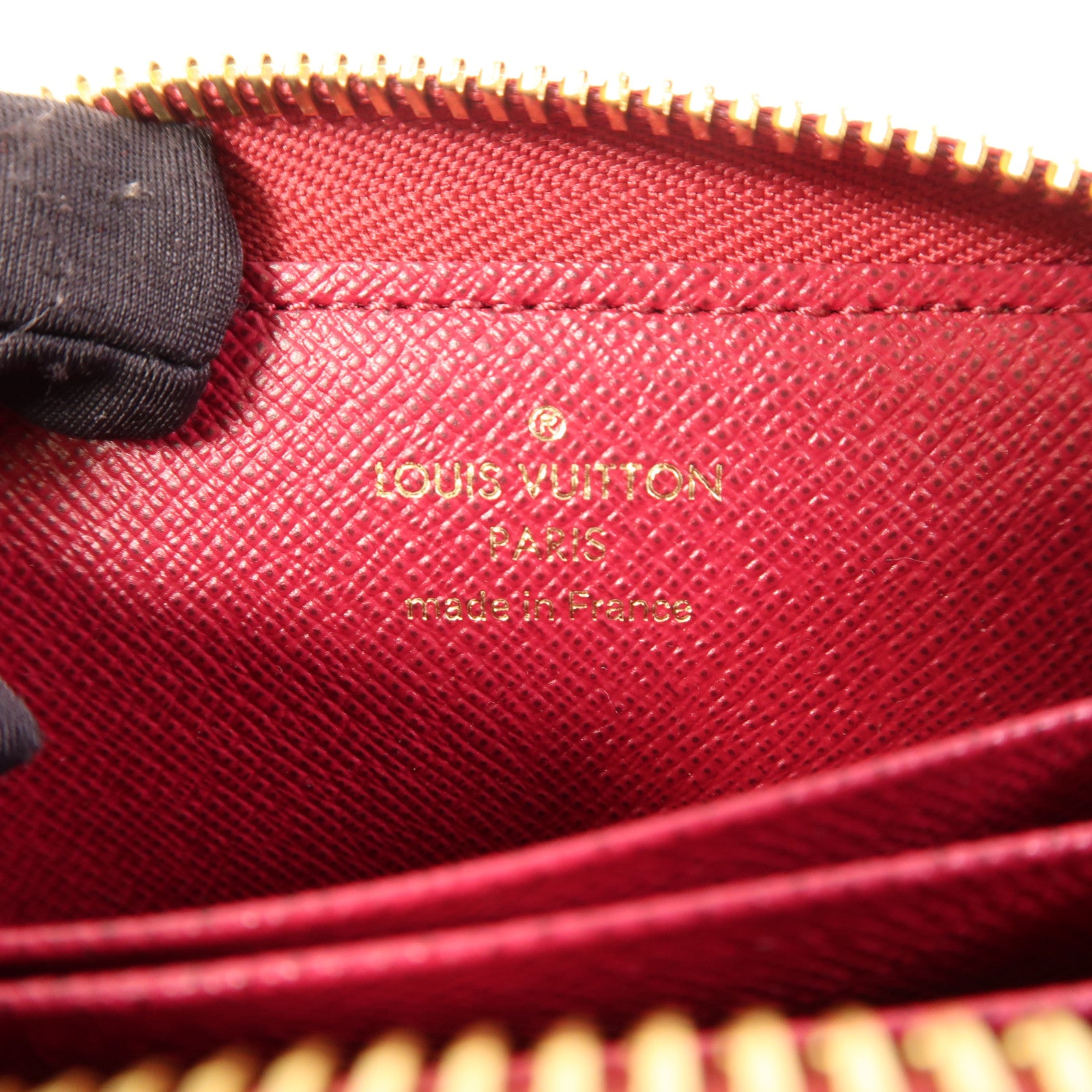 LOUIS VUITTON Monogram Zippy Card Case金扣卡片套