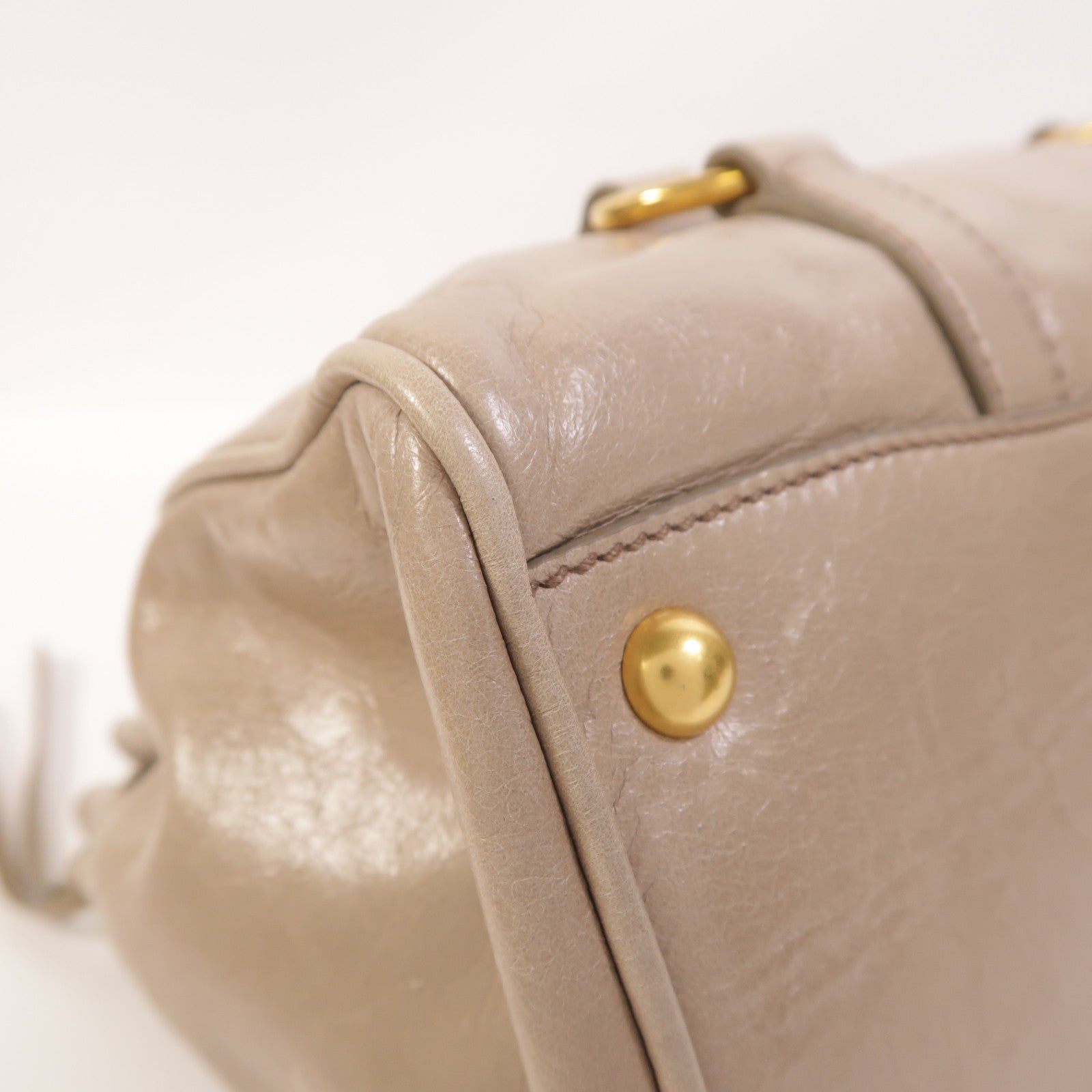 Miu Miu 牛皮皮革2 Way Shoulder手挽肩背兩用袋