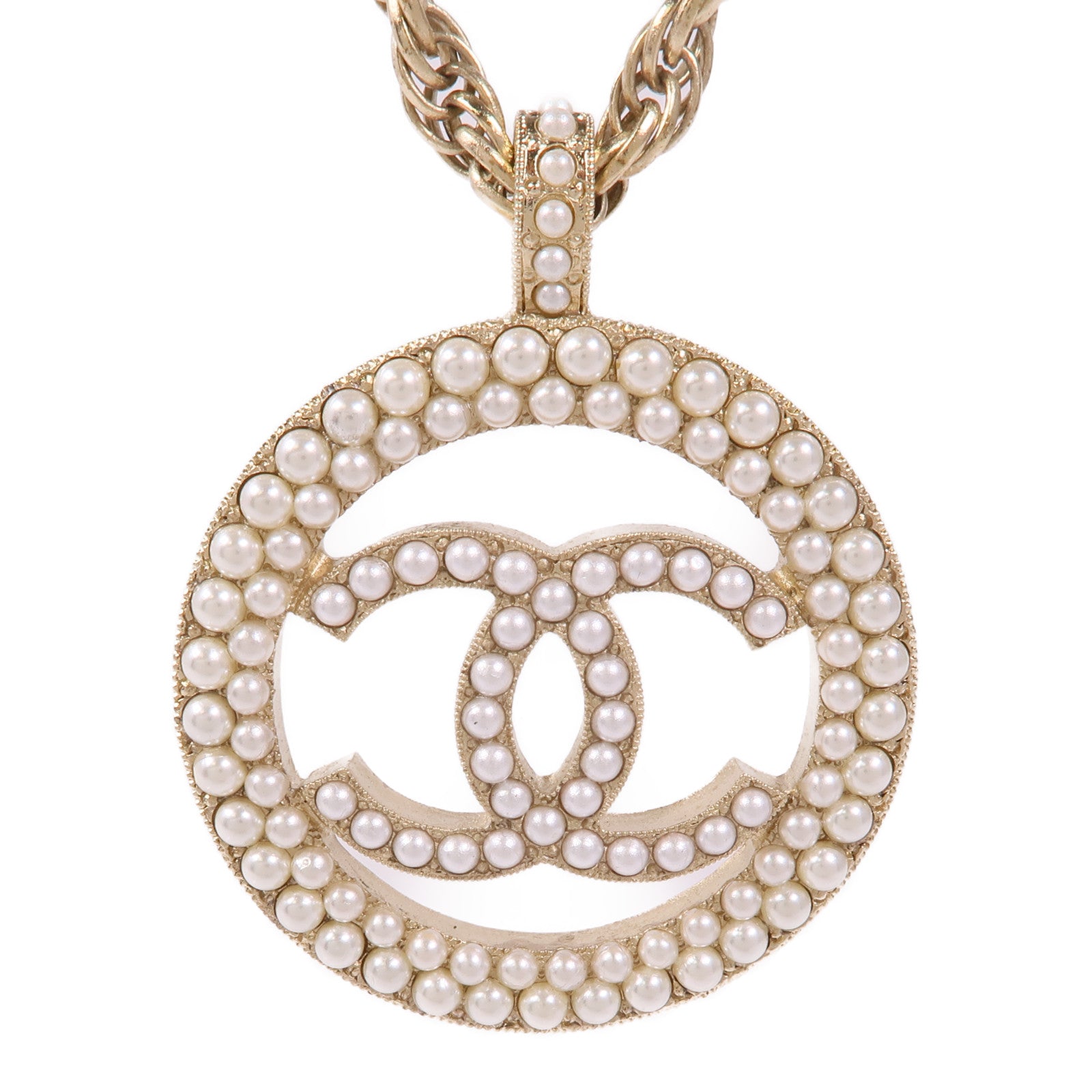 CHANEL PVC/金屬Necklace項鍊