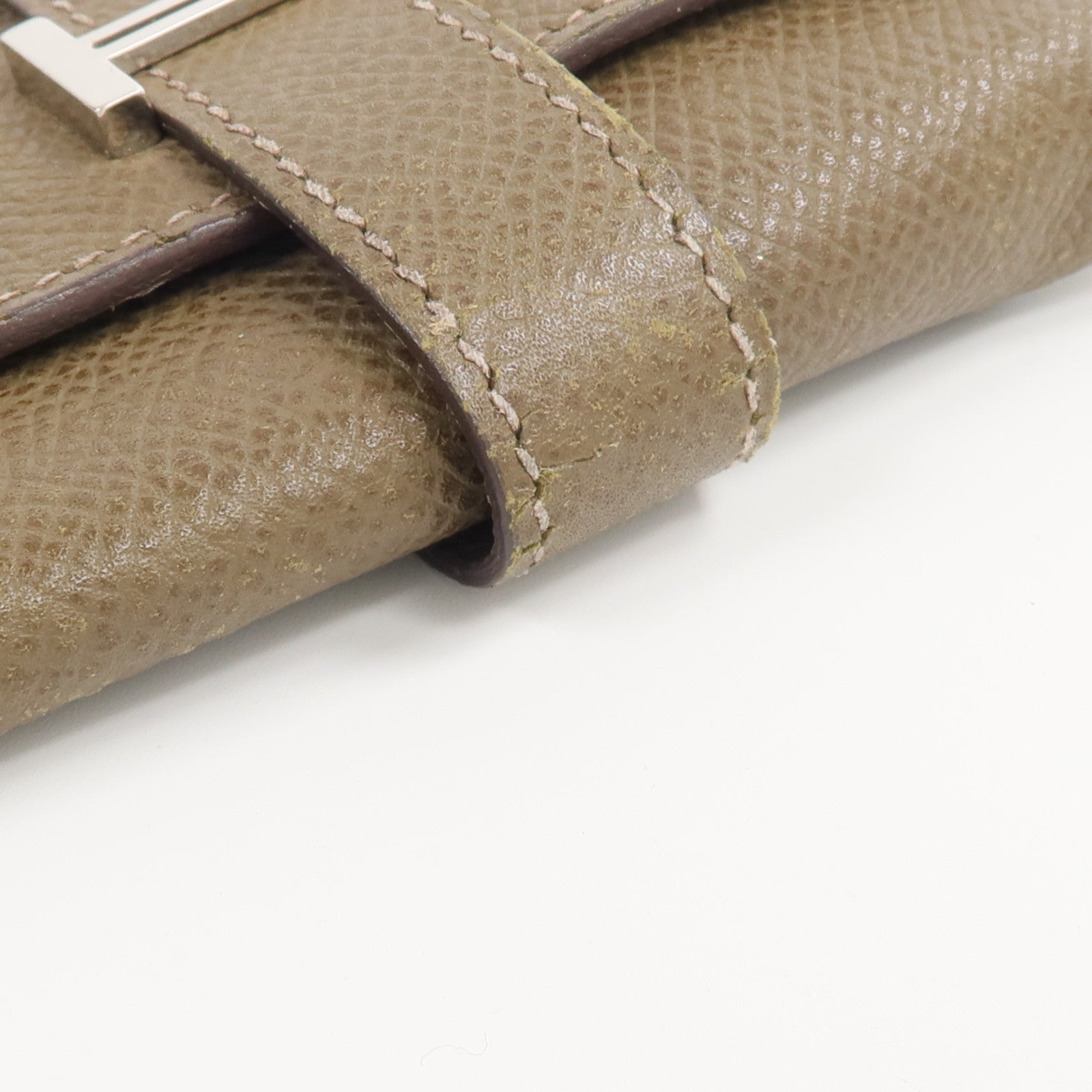 HERMES Epsom皮革Bearn Key Holder鎖匙包Etain