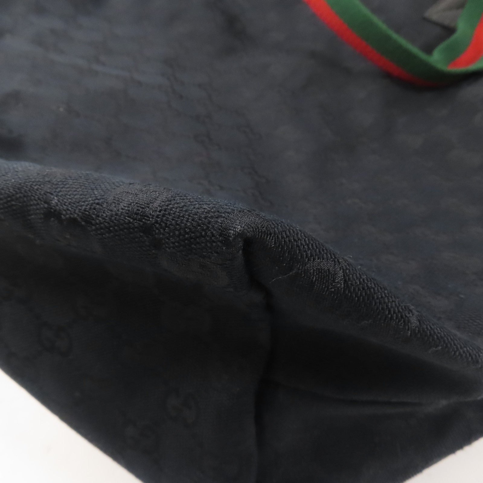 GUCCI 帆布2 Way Shoulder Bag銀扣手挽肩背兩用袋