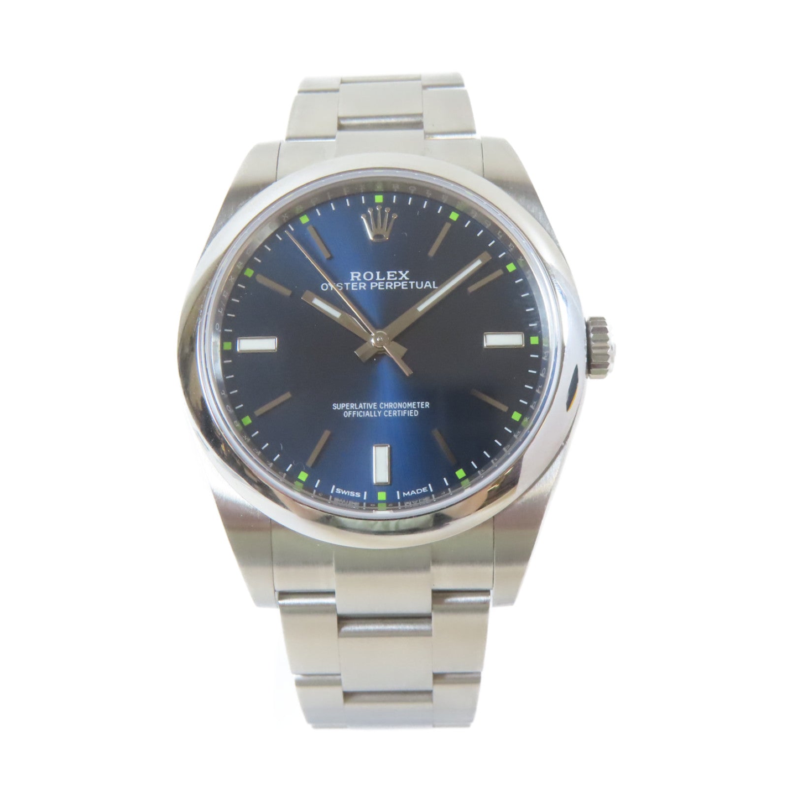 ROLEX Oyster Perpetual 39mm不鏽鋼手錶自動機芯黑色