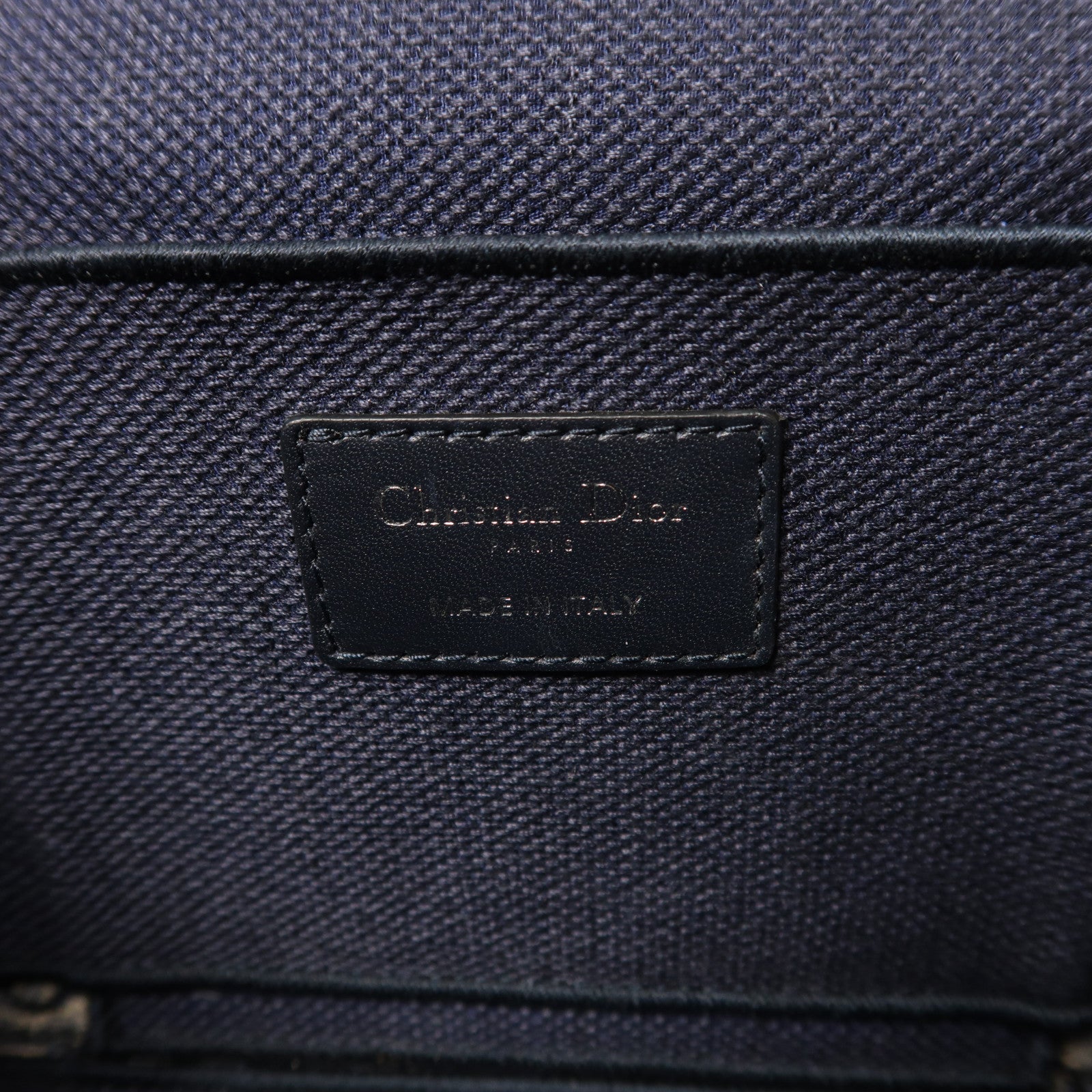 Dior 帆布Travel Vanity Case銀扣手挽袋