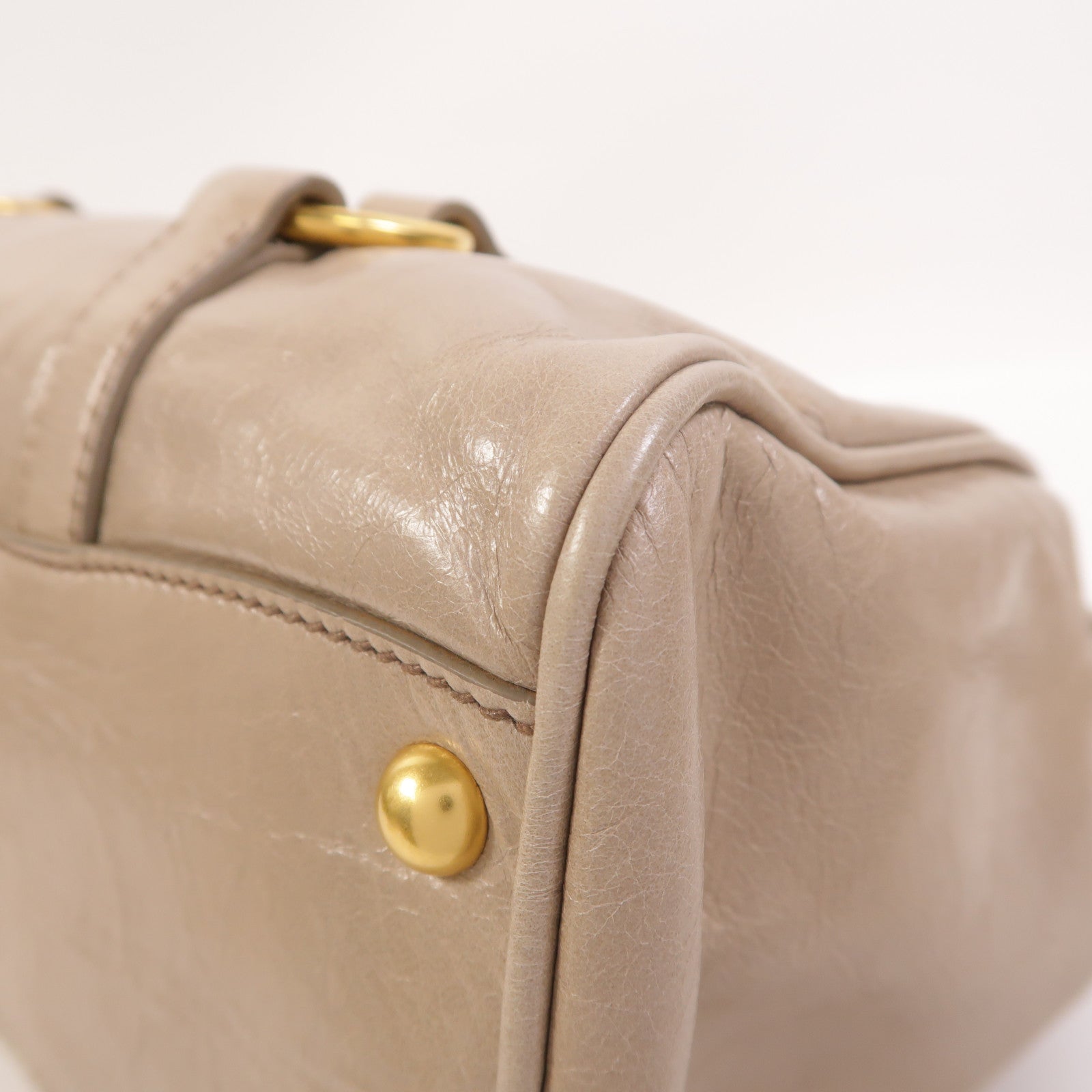 Miu Miu 牛皮皮革2 Way Shoulder手挽肩背兩用袋