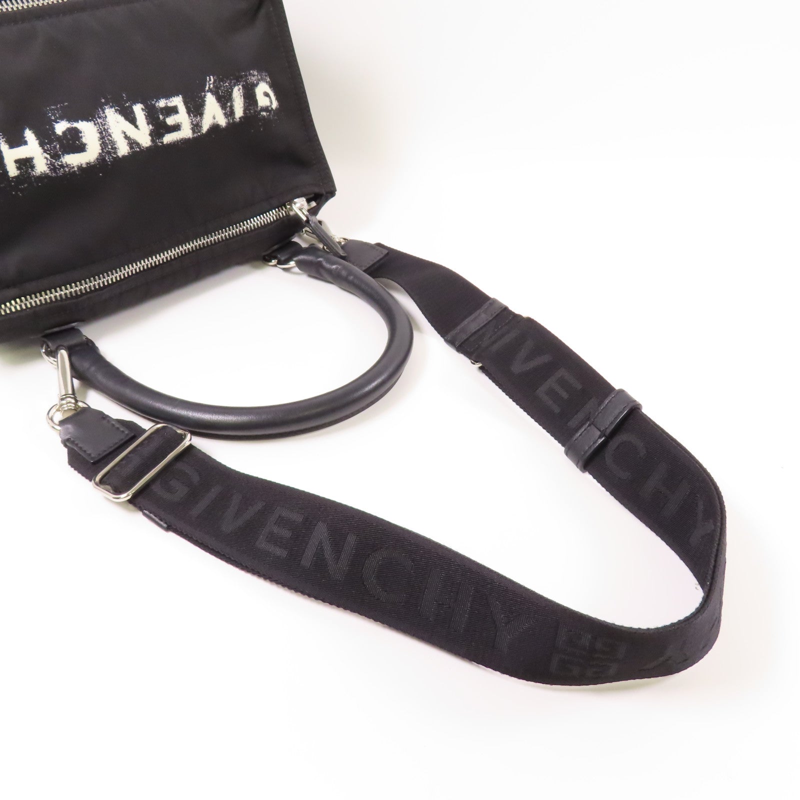 GIVENCHY 尼龍Pandora手挽肩背兩用袋