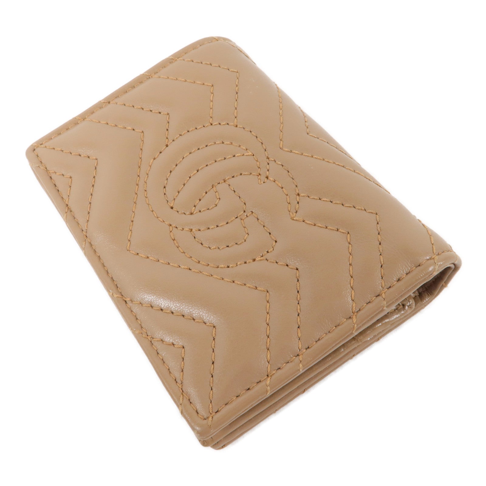GUCCI 牛皮皮革GG Marmont Card Case錢包