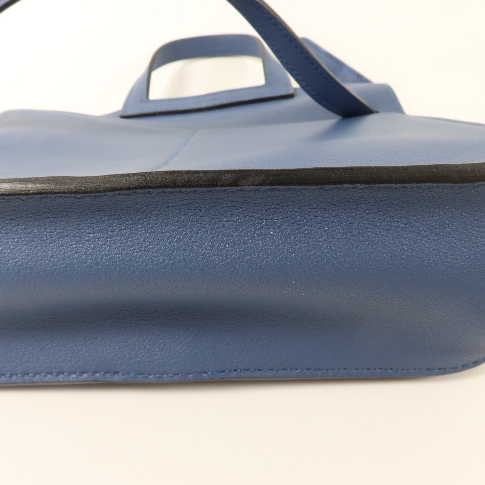 HERMES Swift皮革Mini Halzan手挽肩背兩用袋Bleu Agate