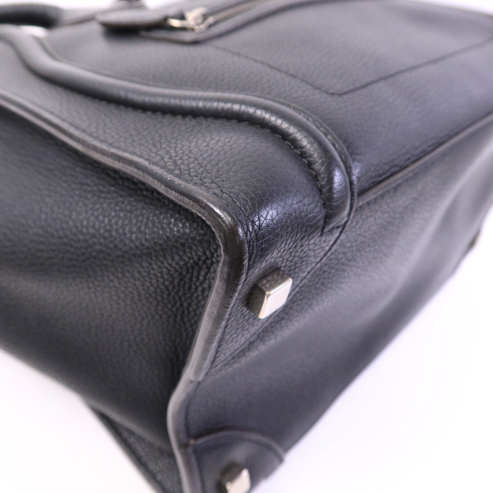 CELINE 牛皮皮革Mini Luggage手挽袋