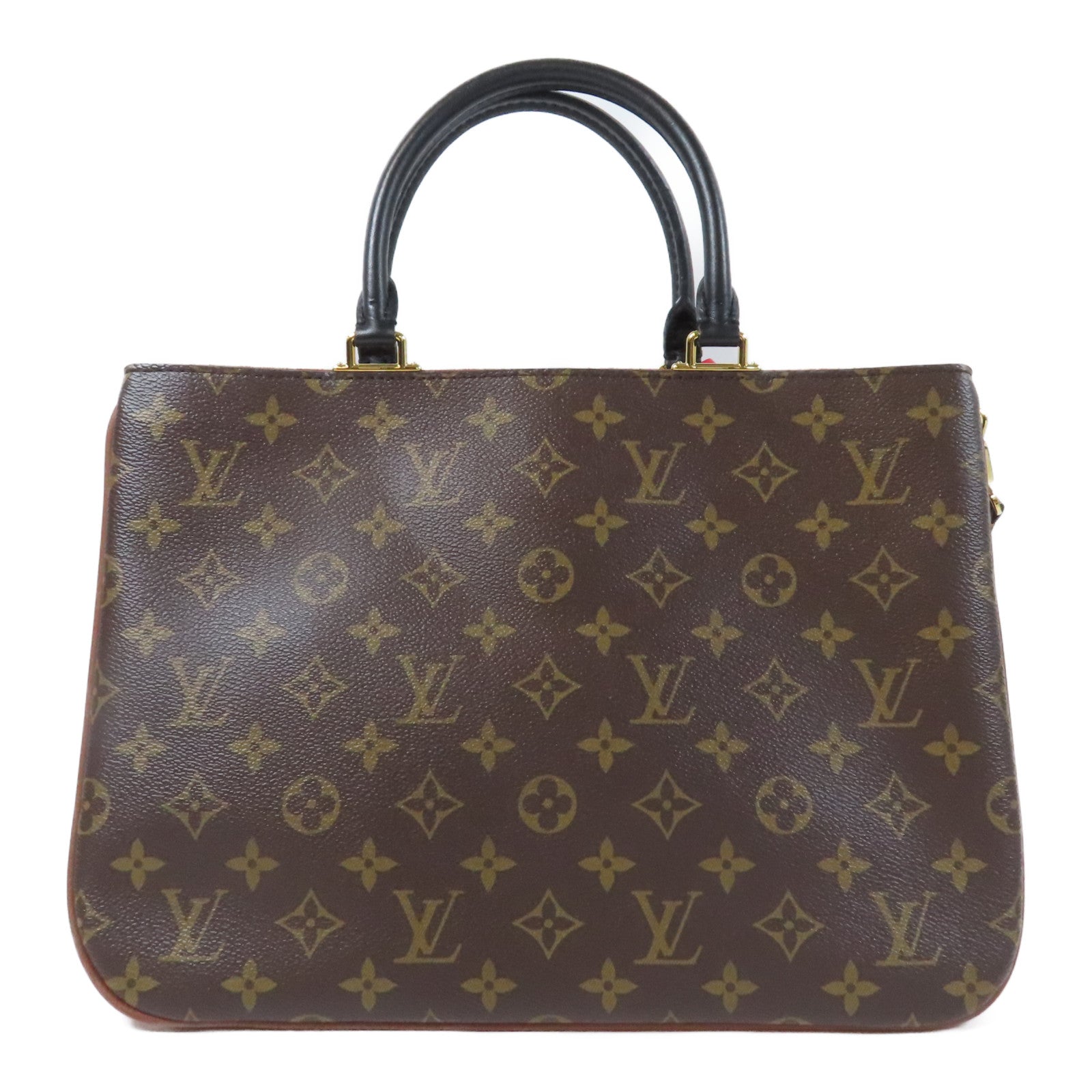 LOUIS VUITTON 【激減優惠】Monogram Millefeuille 2 Way Shoulder Bag金扣手挽肩背兩用袋啡色