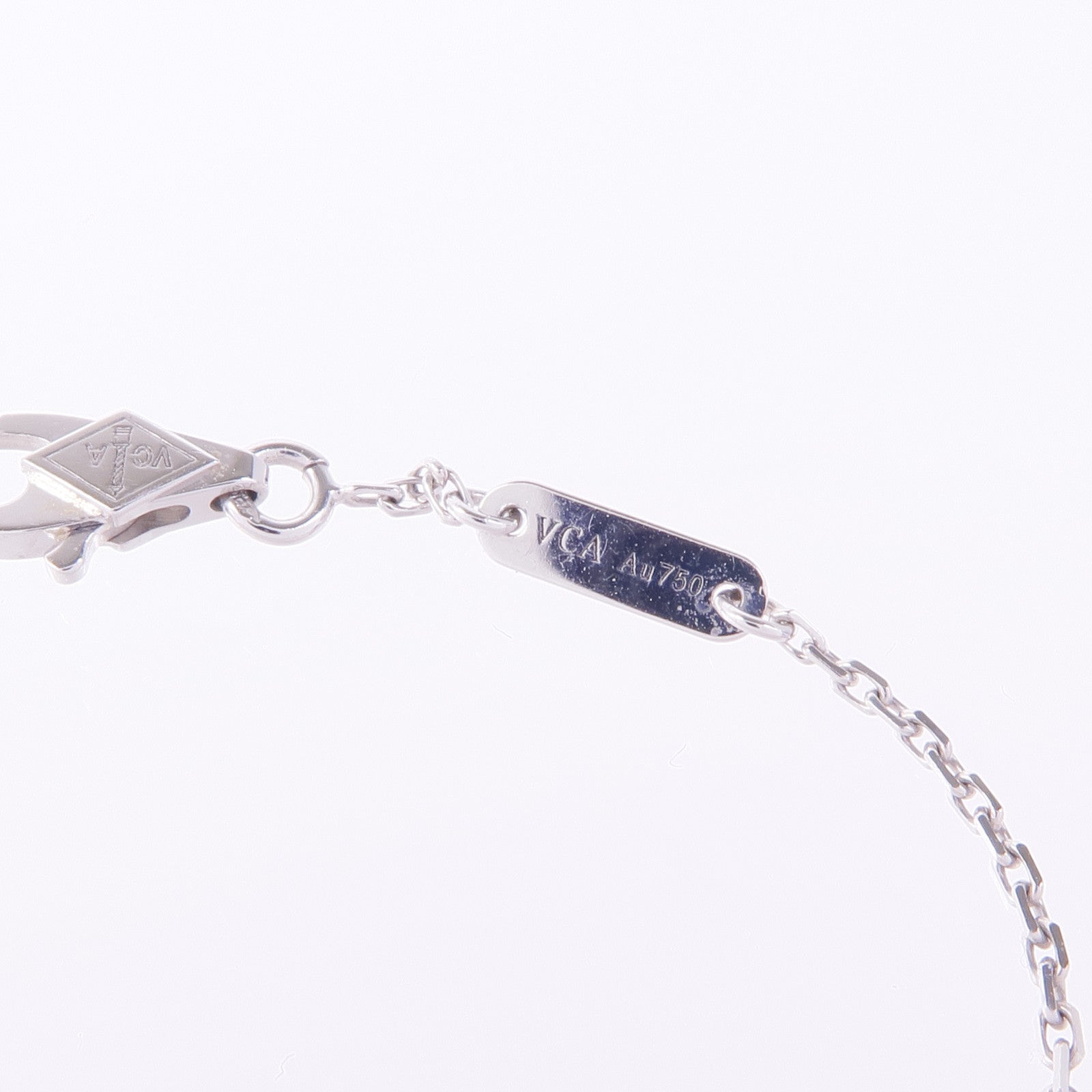 Van Cleef & Arpels 18K白金Sweet Alhambra Bracelet鑽石手鏈