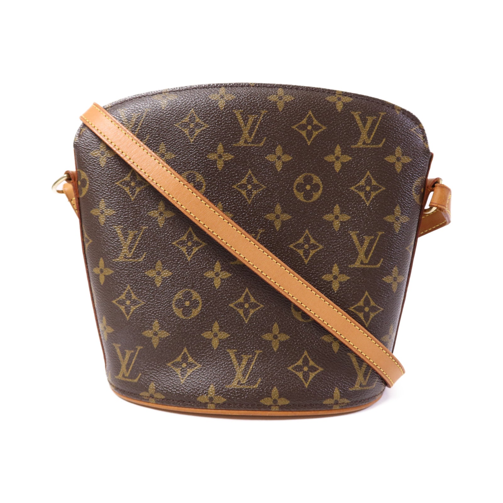 LOUIS VUITTON Monogram Drouot金扣肩背袋