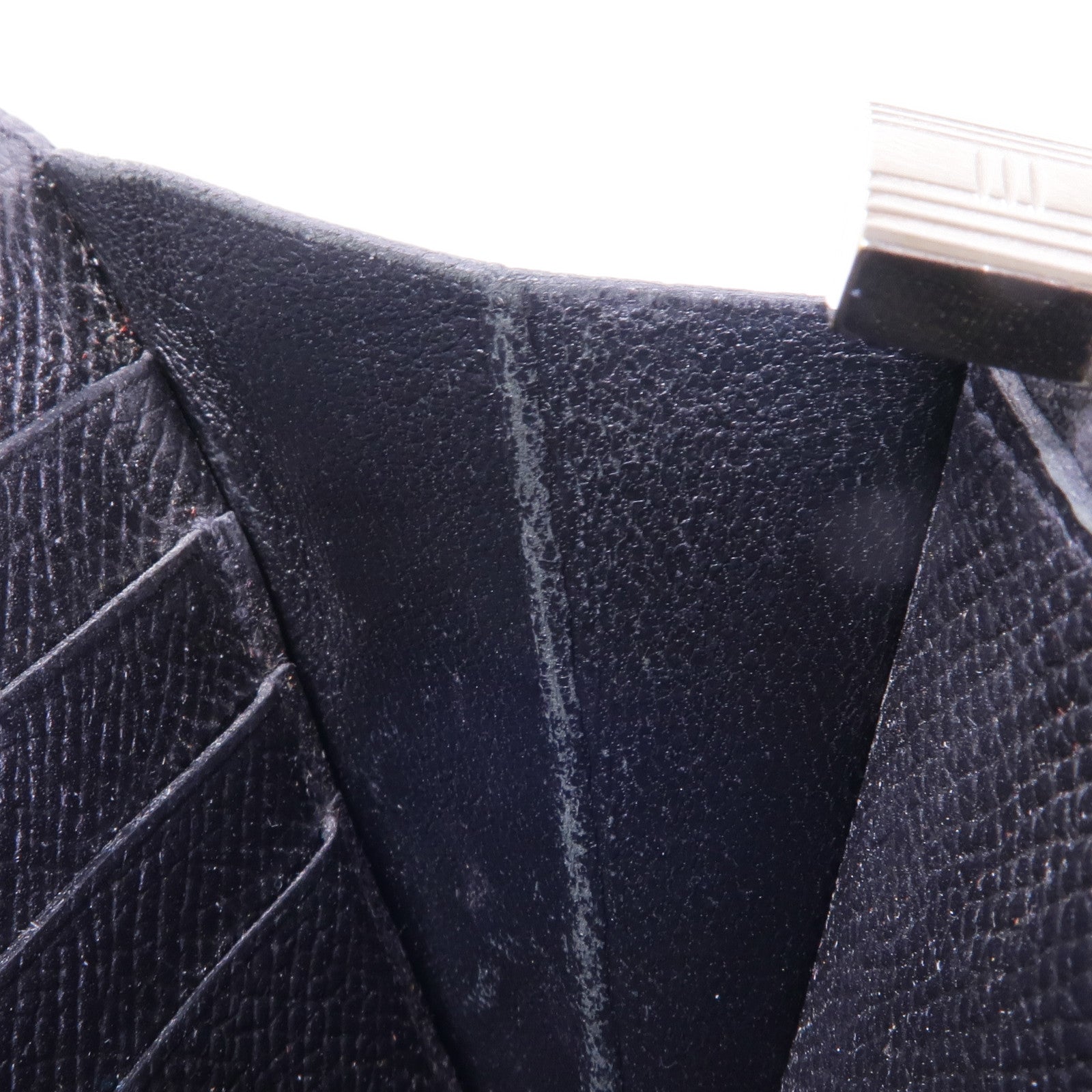 HERMES Epsom皮革Kelly Wallet銀扣長錢包Noir