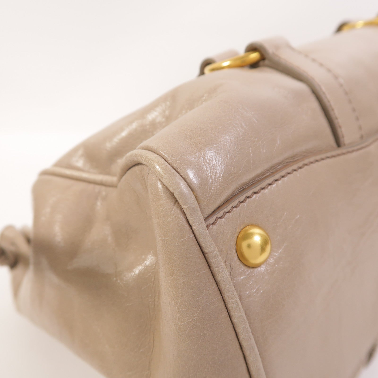 Miu Miu 牛皮皮革2 Way Shoulder手挽肩背兩用袋
