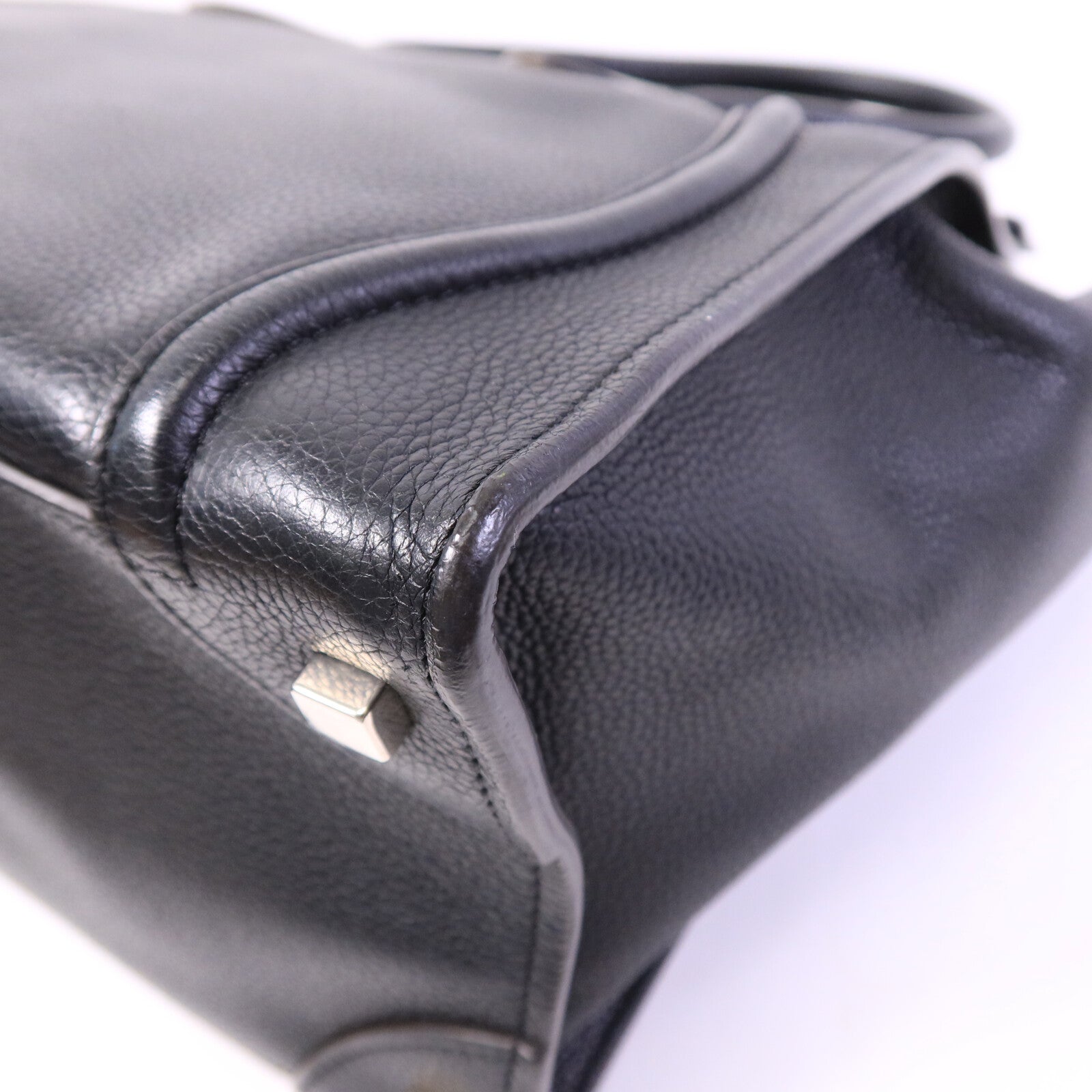 CELINE 牛皮皮革Mini Luggage手挽袋