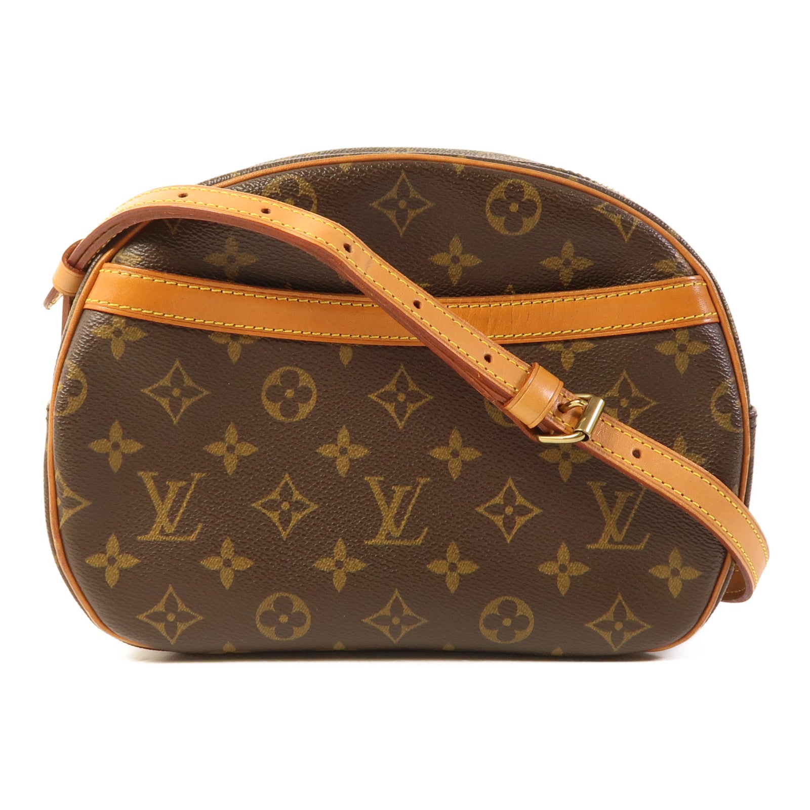 LOUIS VUITTON Monogram Blois金扣肩背袋棕色