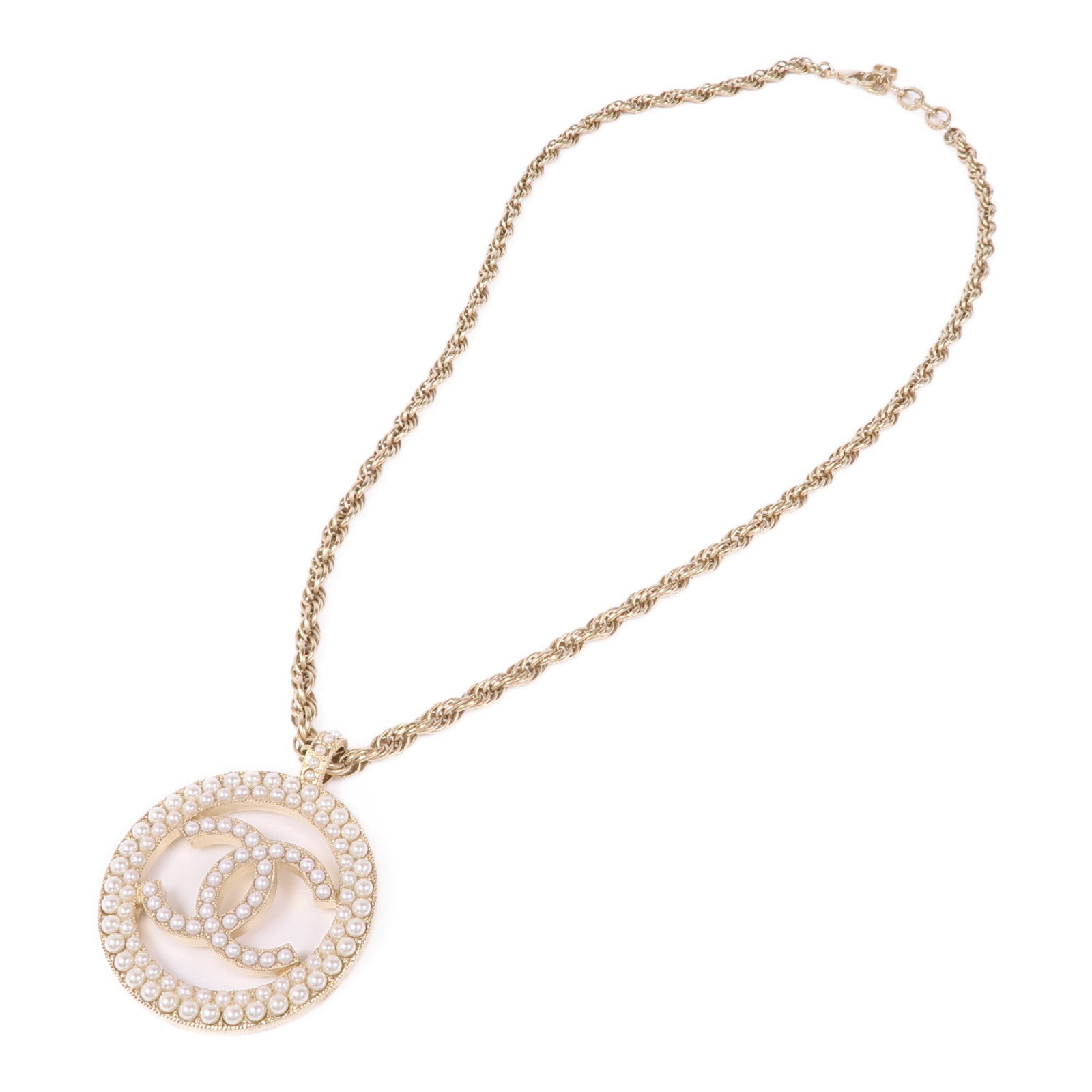 CHANEL PVC/金屬Necklace項鍊