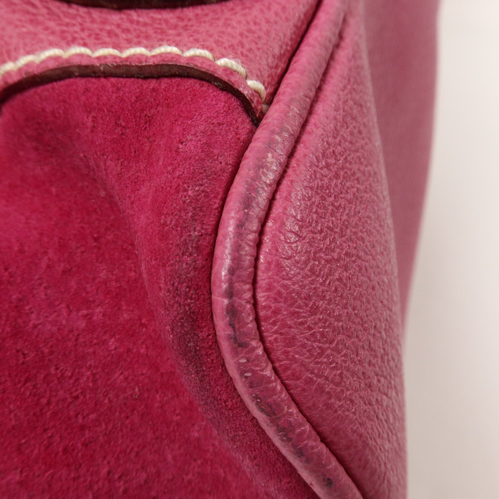 GUCCI 麂皮皮革Bamboo Backpack背包