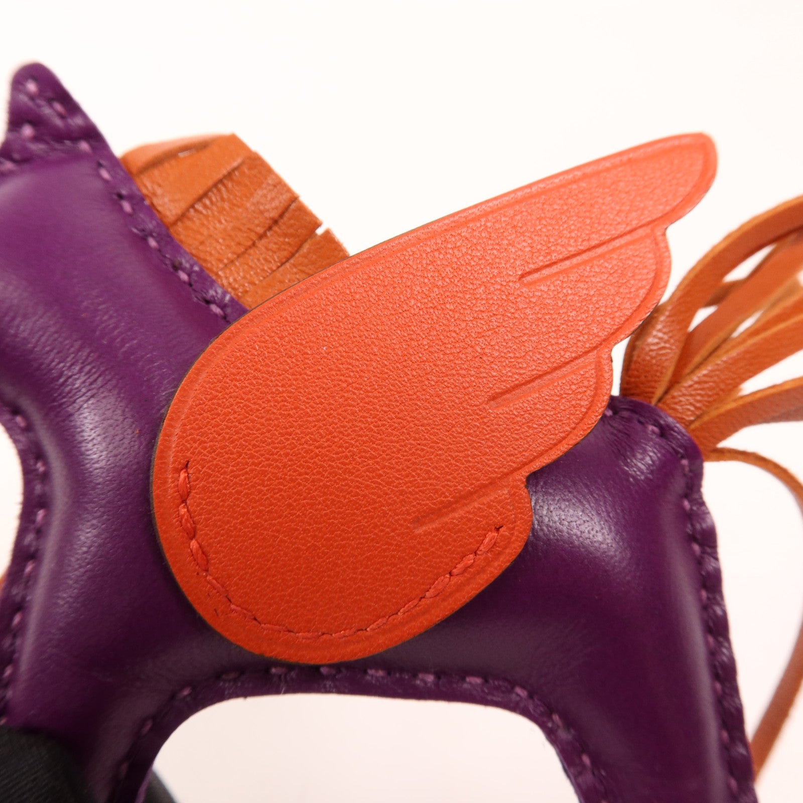 HERMES Milo/Swift皮革Rodeo Pegase PM掛飾