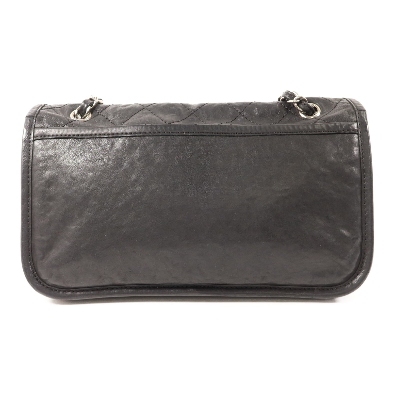 CHANEL 牛皮皮革Matelasse Chain Shoulder銀扣肩背袋