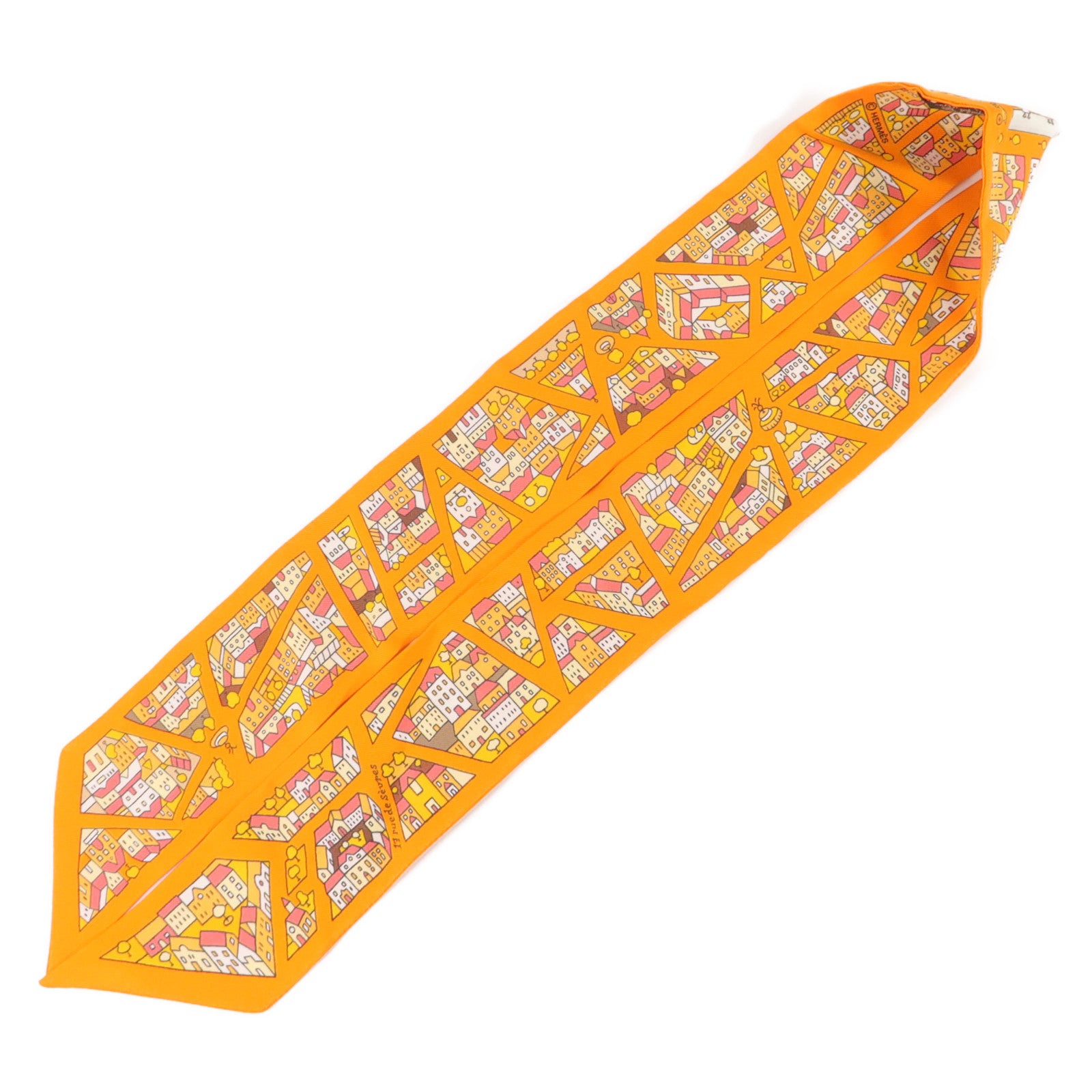 HERMES 絲質Twilly絲巾