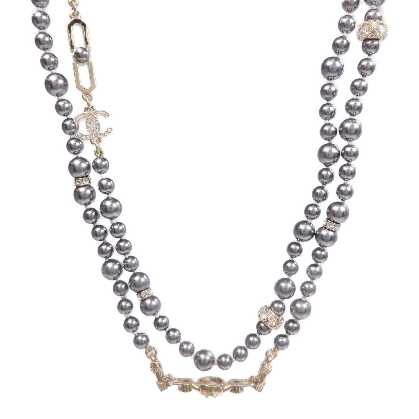 CHANEL PVC/金屬Necklace項鍊
