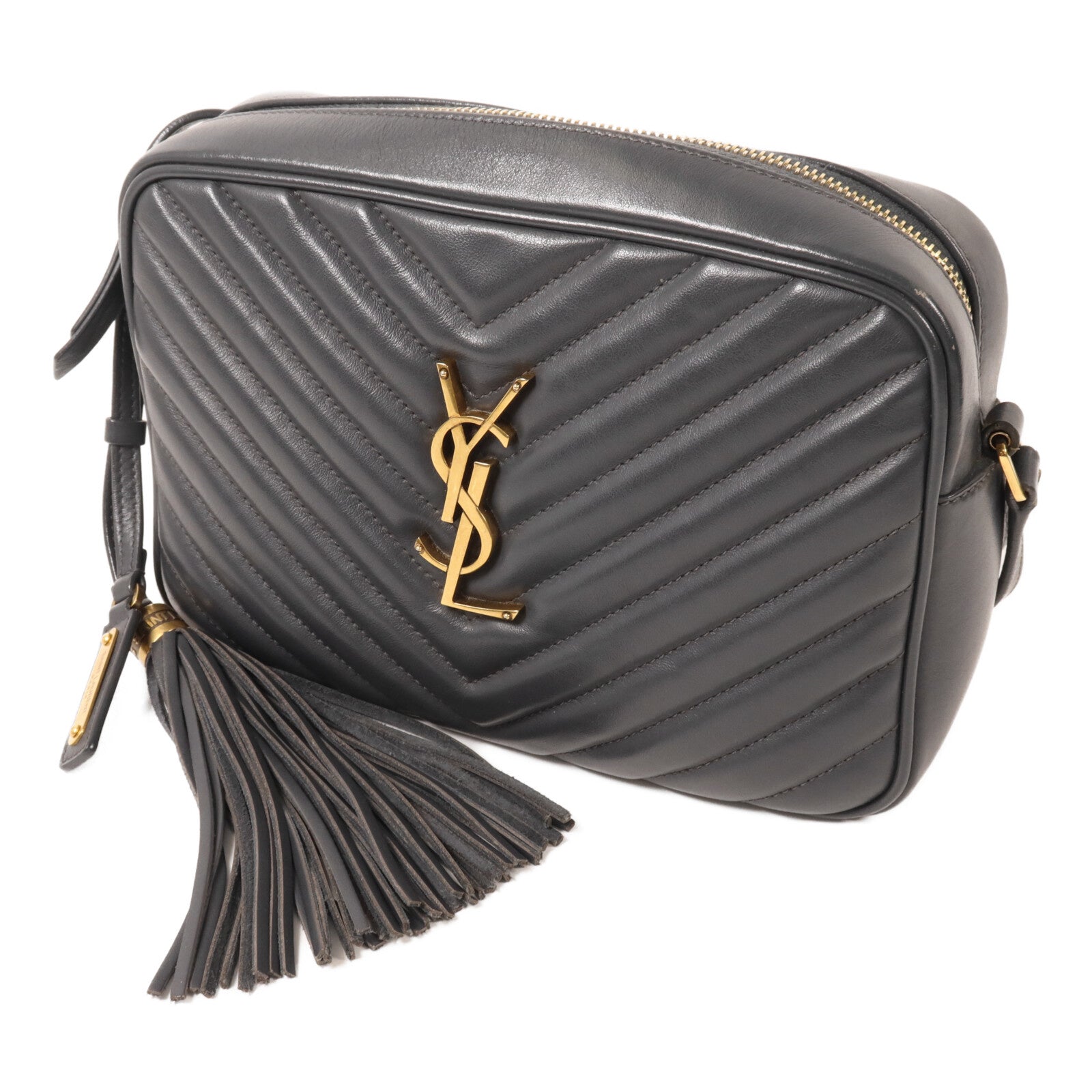 SAINT LAURENT 牛皮皮革Lou Camera肩背袋