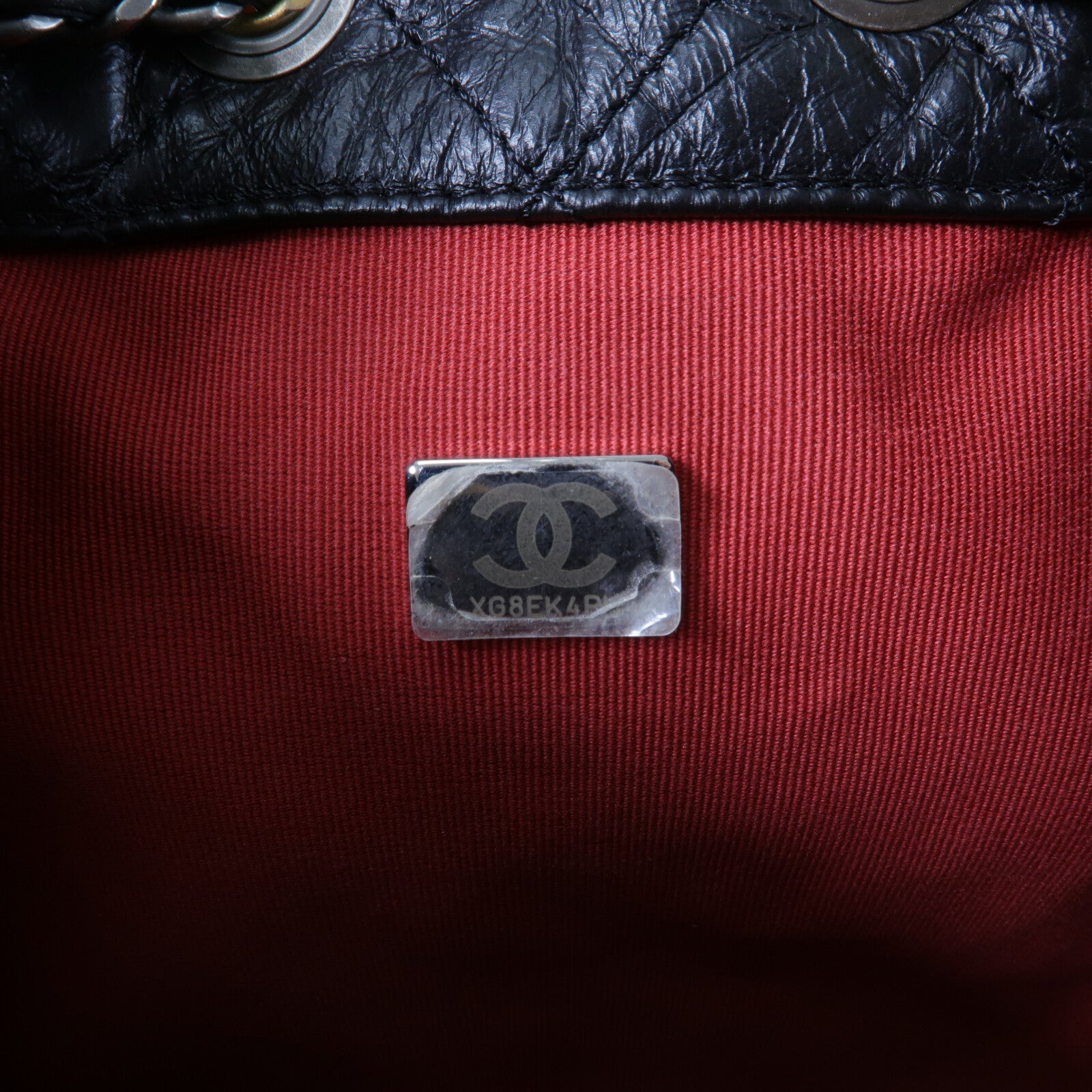 CHANEL 牛皮皮革Gabrielle BackPack鏈帶背包