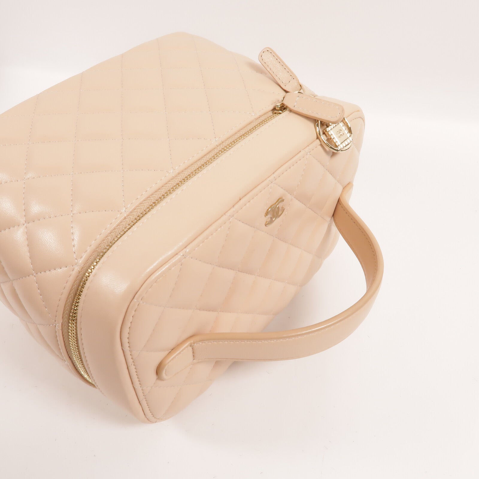 CHANEL 羊皮皮革Vanity Case手挽袋