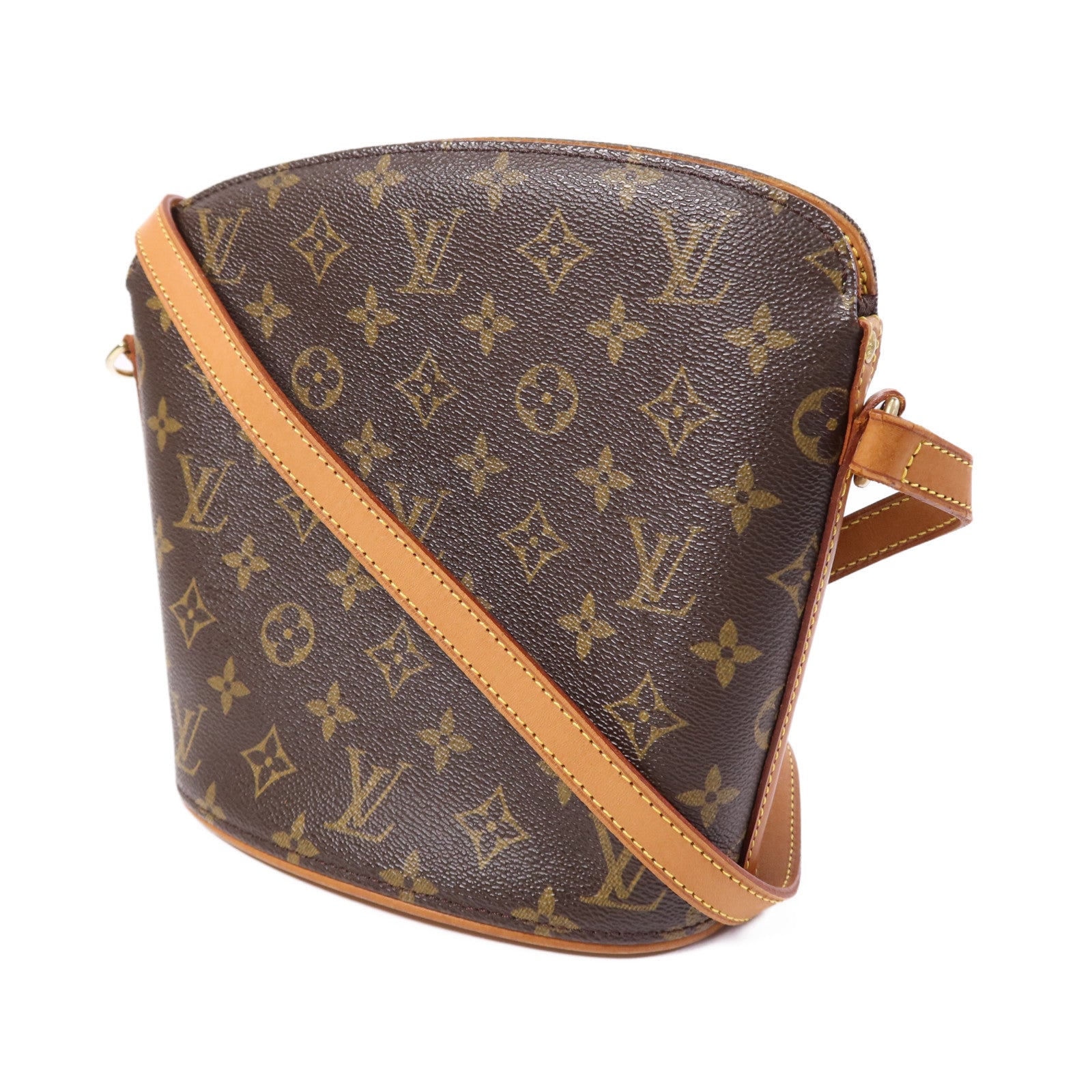 LOUIS VUITTON Monogram Drouot金扣肩背袋