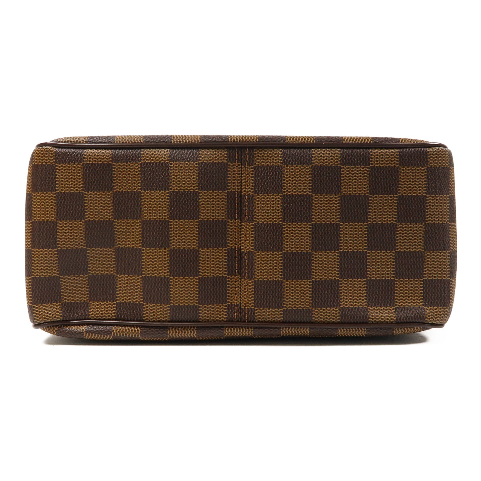 LOUIS VUITTON Damier Ebene Oraf MM金扣肩背袋啡色