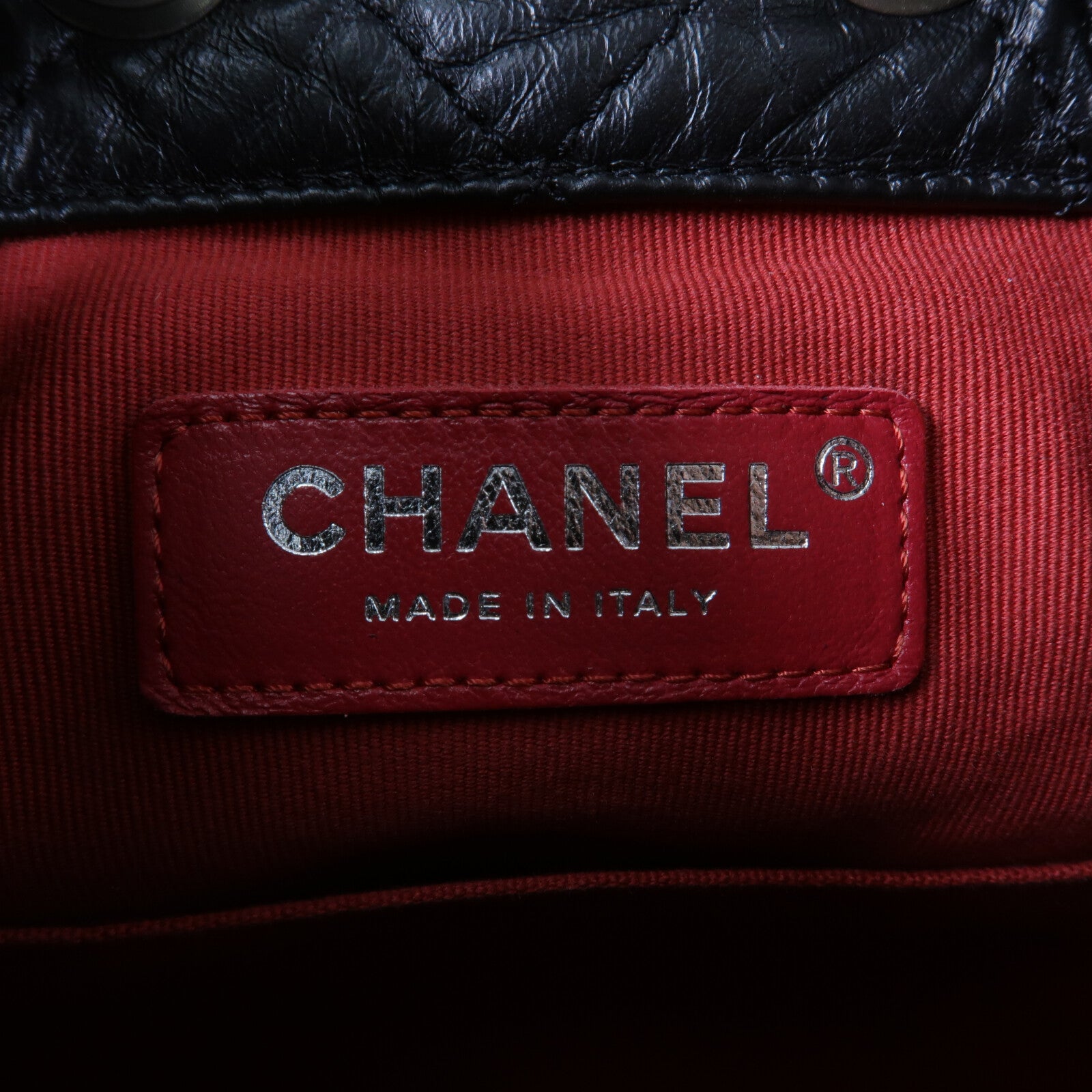 CHANEL 牛皮皮革Gabrielle BackPack鏈帶背包