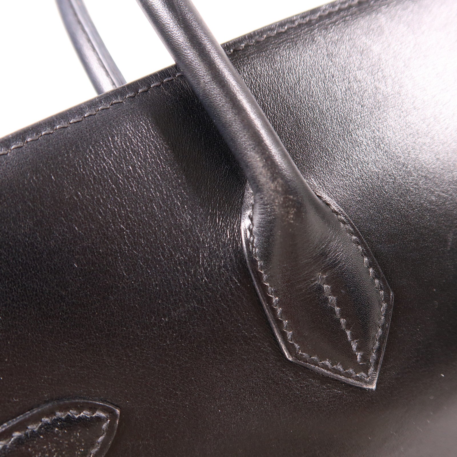 HERMES Box Calf皮革Birkin 35金扣手挽袋Noir