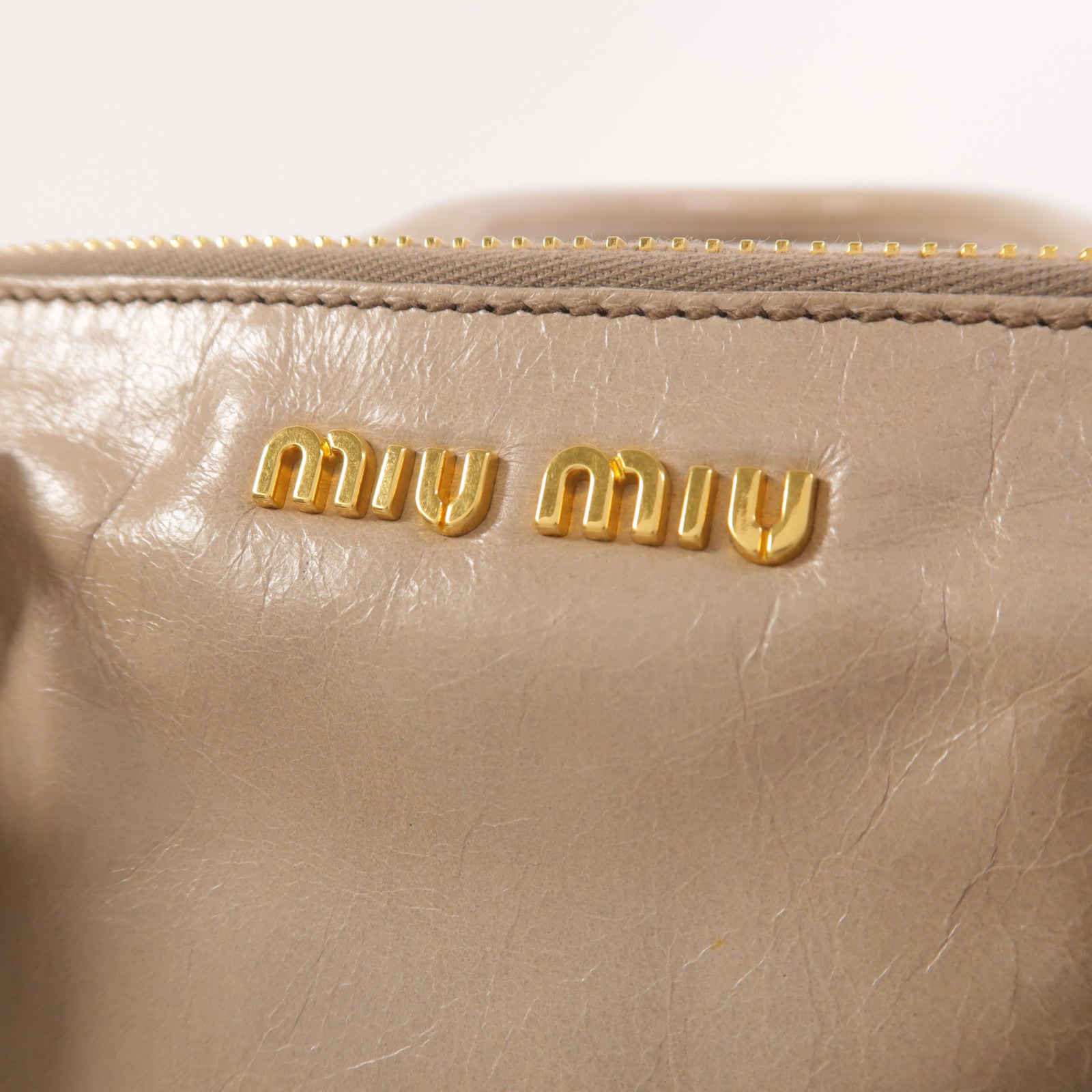 Miu Miu 牛皮皮革2 Way Shoulder手挽肩背兩用袋