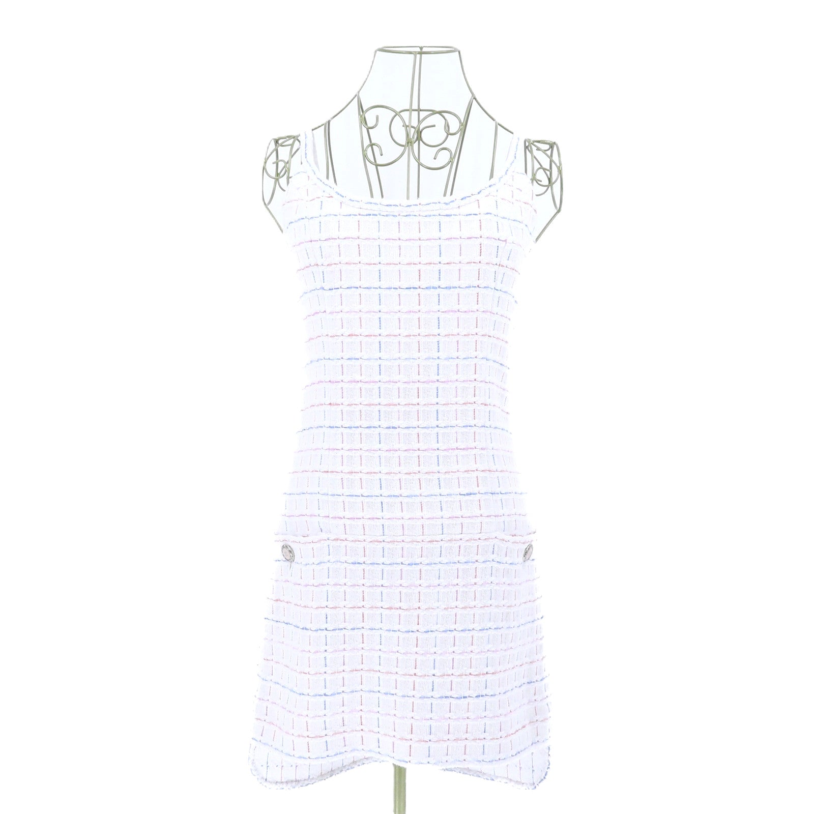 CHANEL Acrylic/Cotton Tweed Mini Dress連身裙