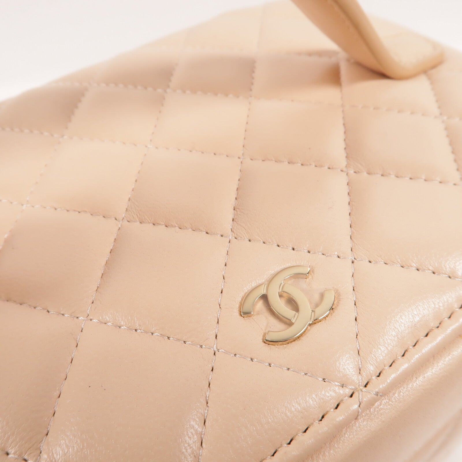 CHANEL 羊皮皮革Vanity Case手挽袋