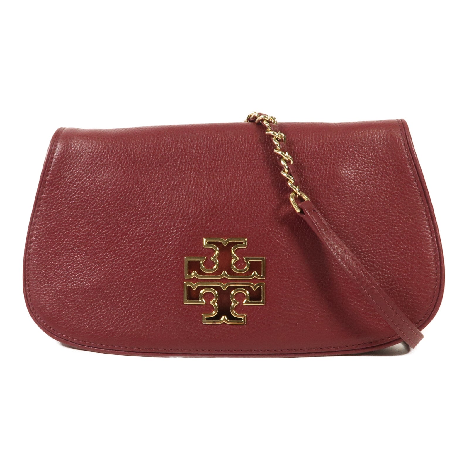 Tory Burch 牛皮皮革Shoulder Bag金扣肩背袋