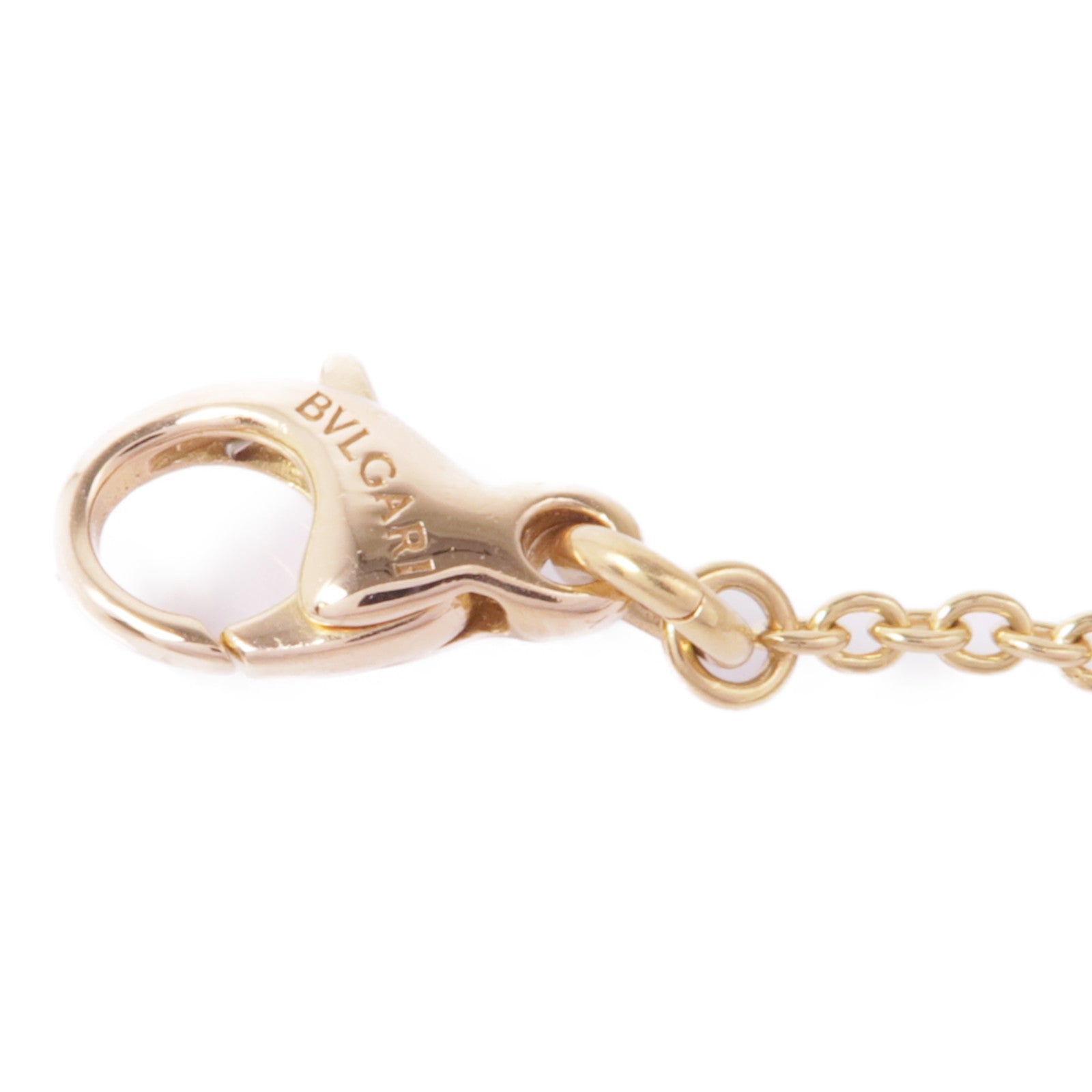 BVLGARI 【激減優惠】18K玫瑰金/陶瓷B-Zero 1 Necklace鑽石項鍊