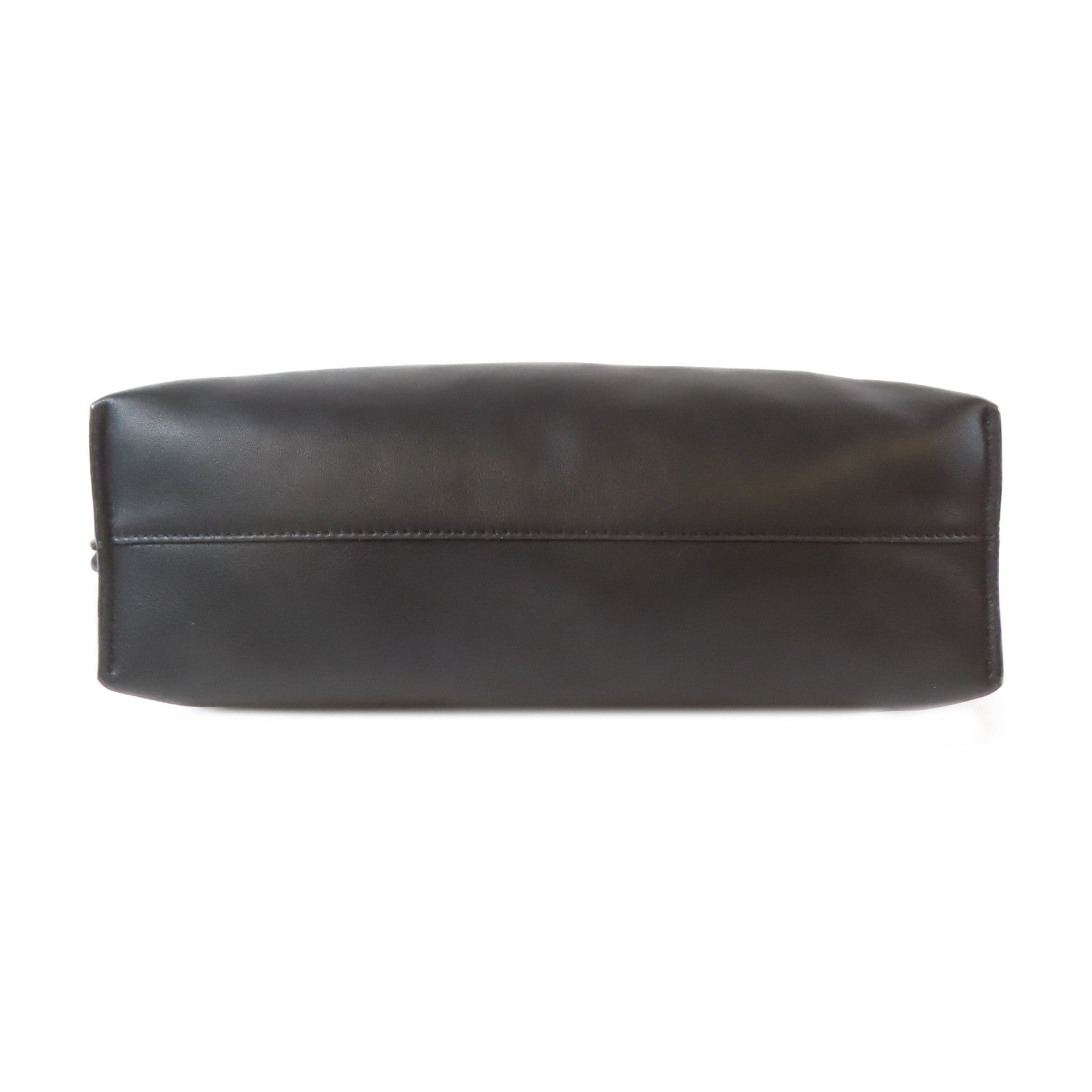 LOEWE 牛皮皮革Flamenco Shoulder Bag金扣肩背袋黑色