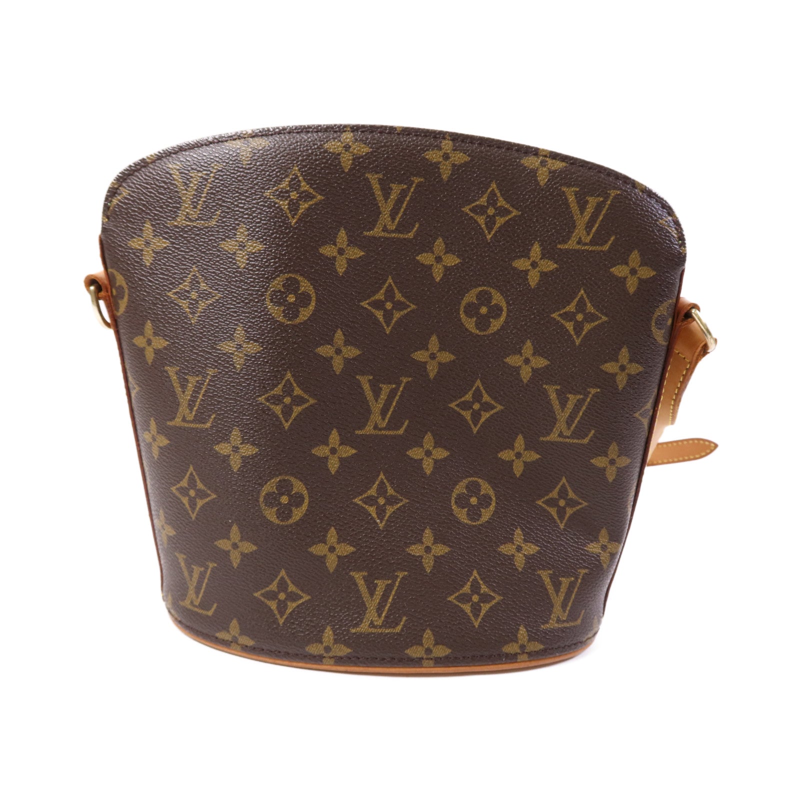 LOUIS VUITTON Monogram Drouot金扣肩背袋