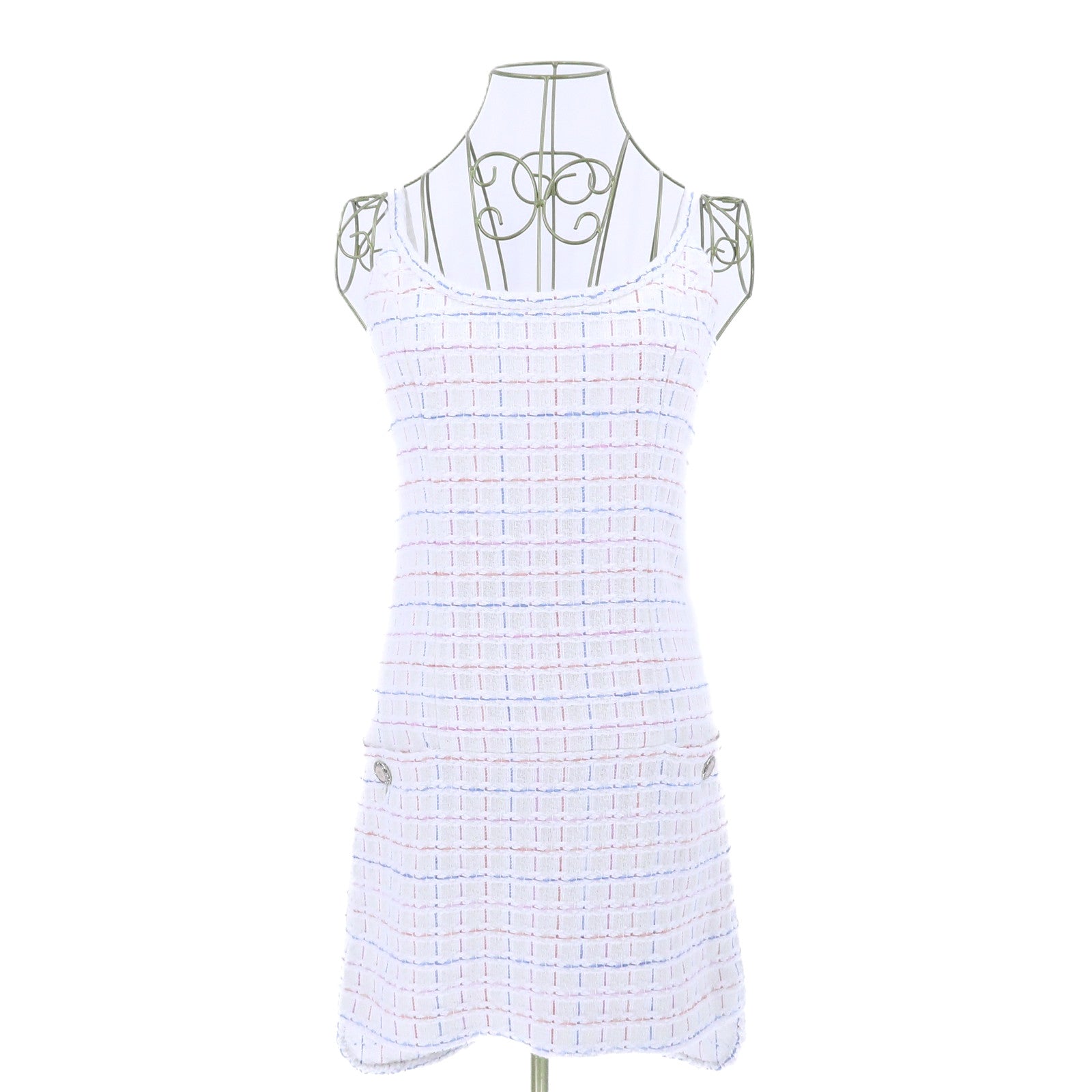 CHANEL Acrylic/Cotton Tweed Mini Dress連身裙