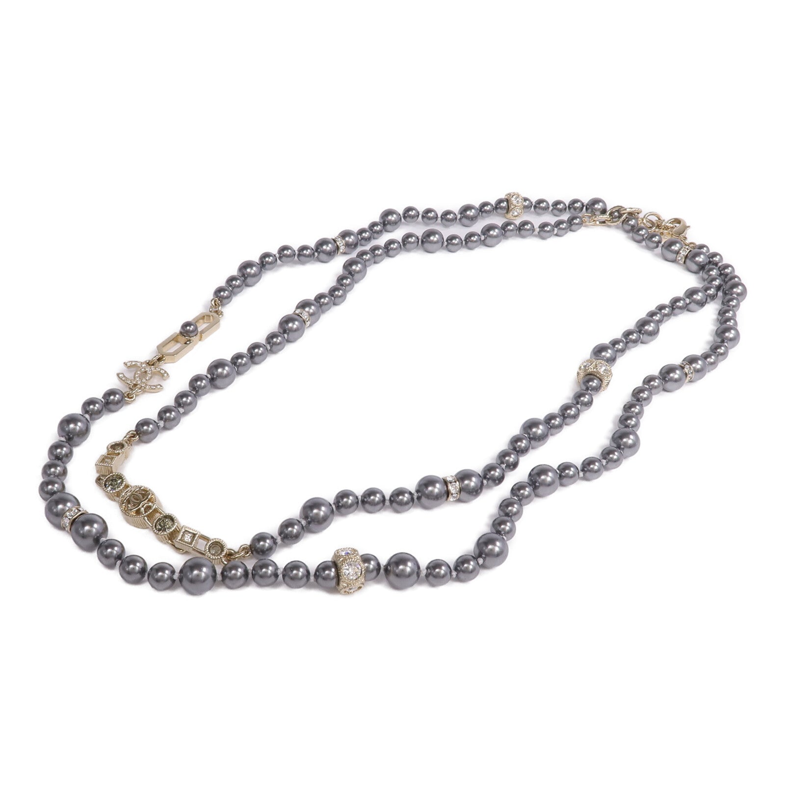 CHANEL PVC/金屬Necklace項鍊