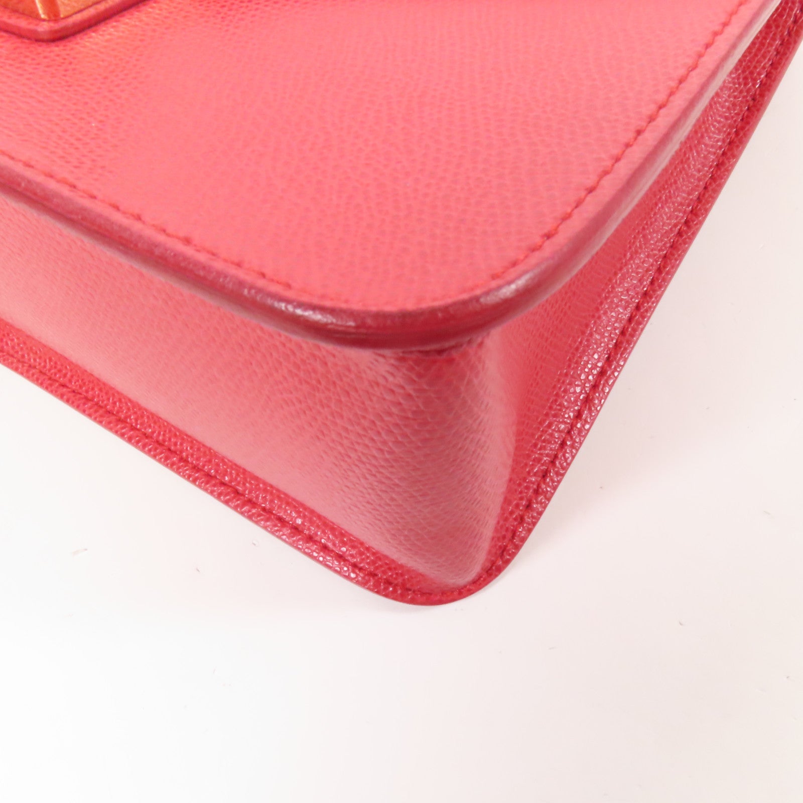 Furla 牛皮皮革Shoulder Bag金扣手挽肩背兩用袋