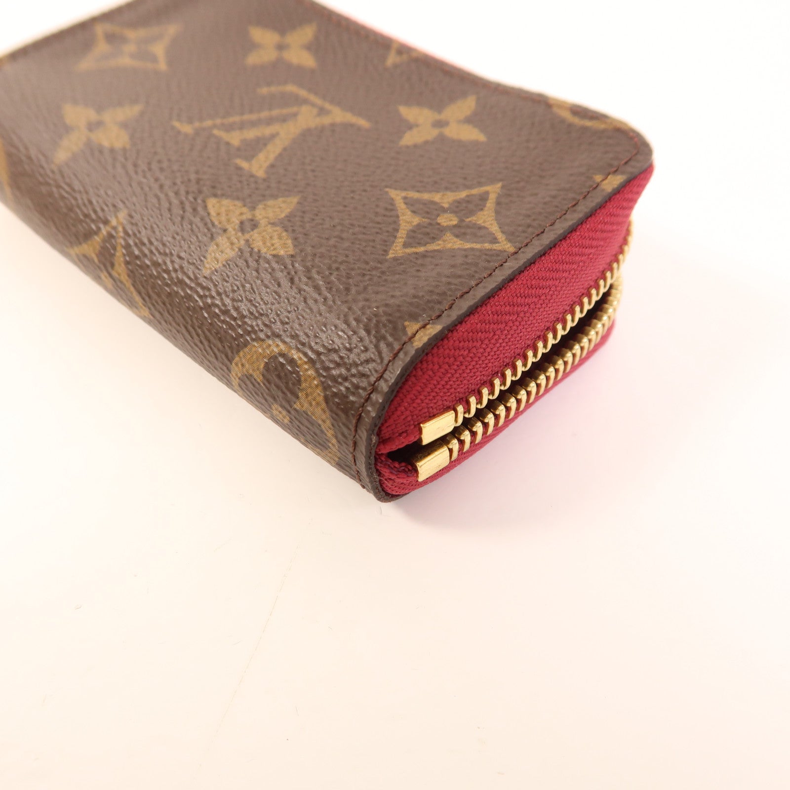 LOUIS VUITTON Monogram Zippy Card Case金扣卡片套