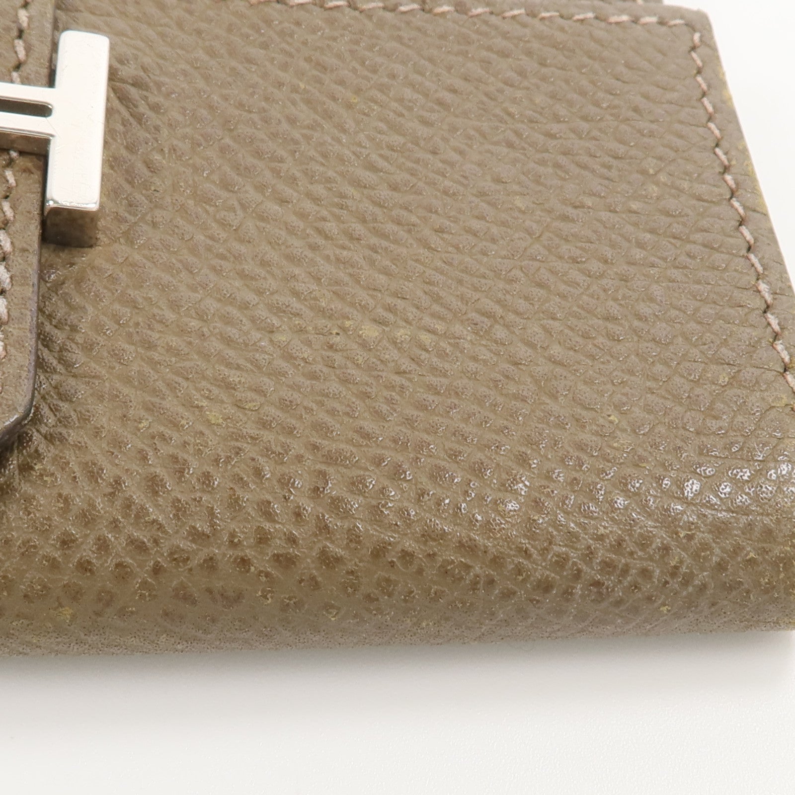 HERMES Epsom皮革Bearn Key Holder鎖匙包Etain