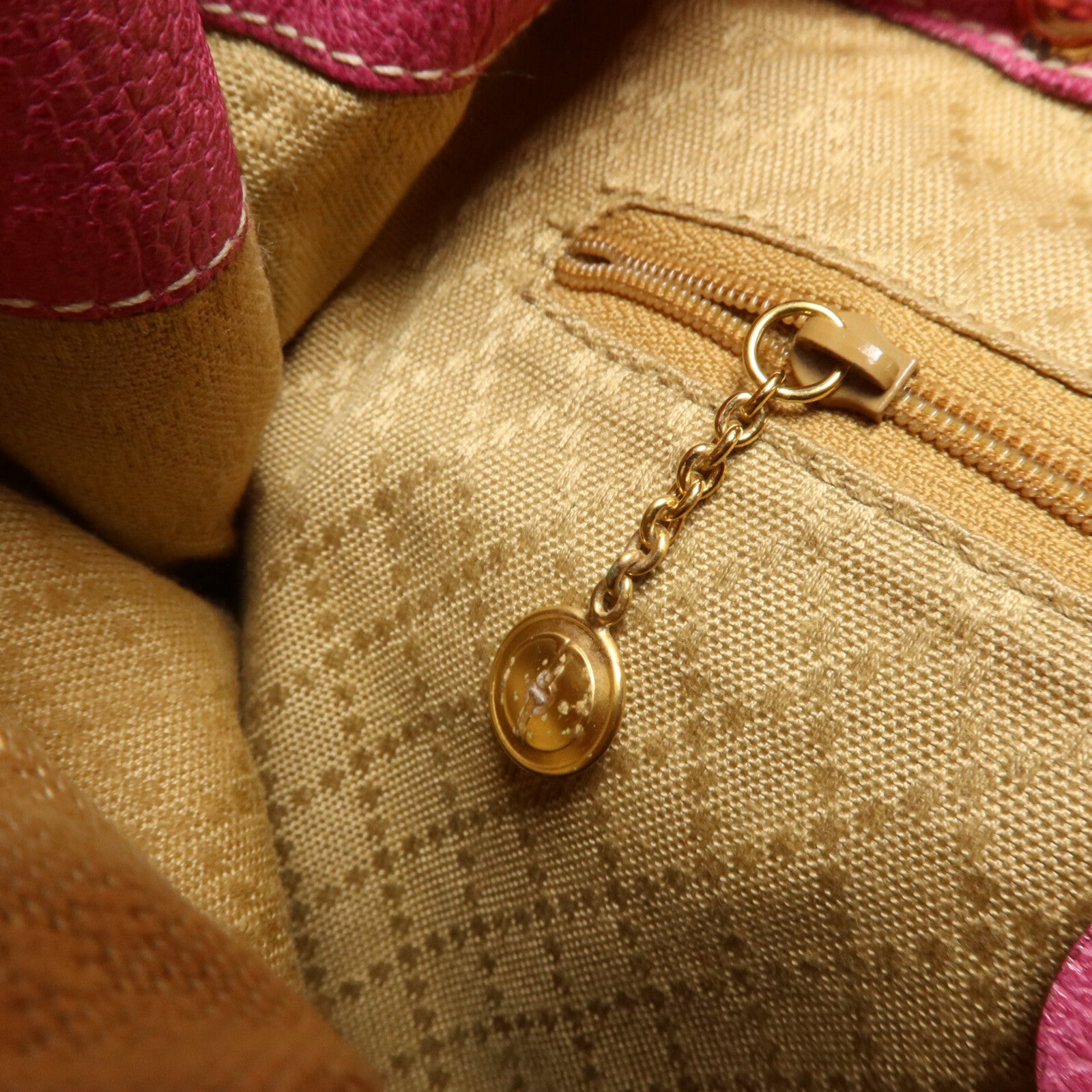 GUCCI 麂皮皮革Bamboo Backpack背包