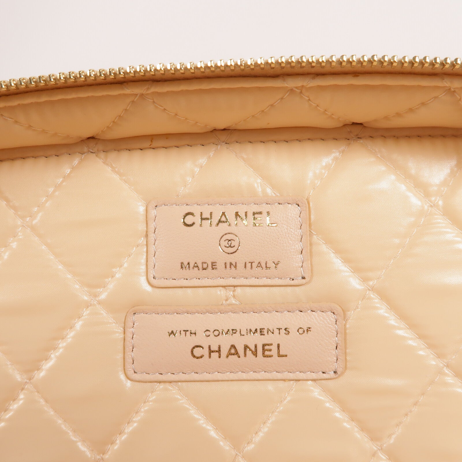 CHANEL 羊皮皮革Vanity Case手挽袋