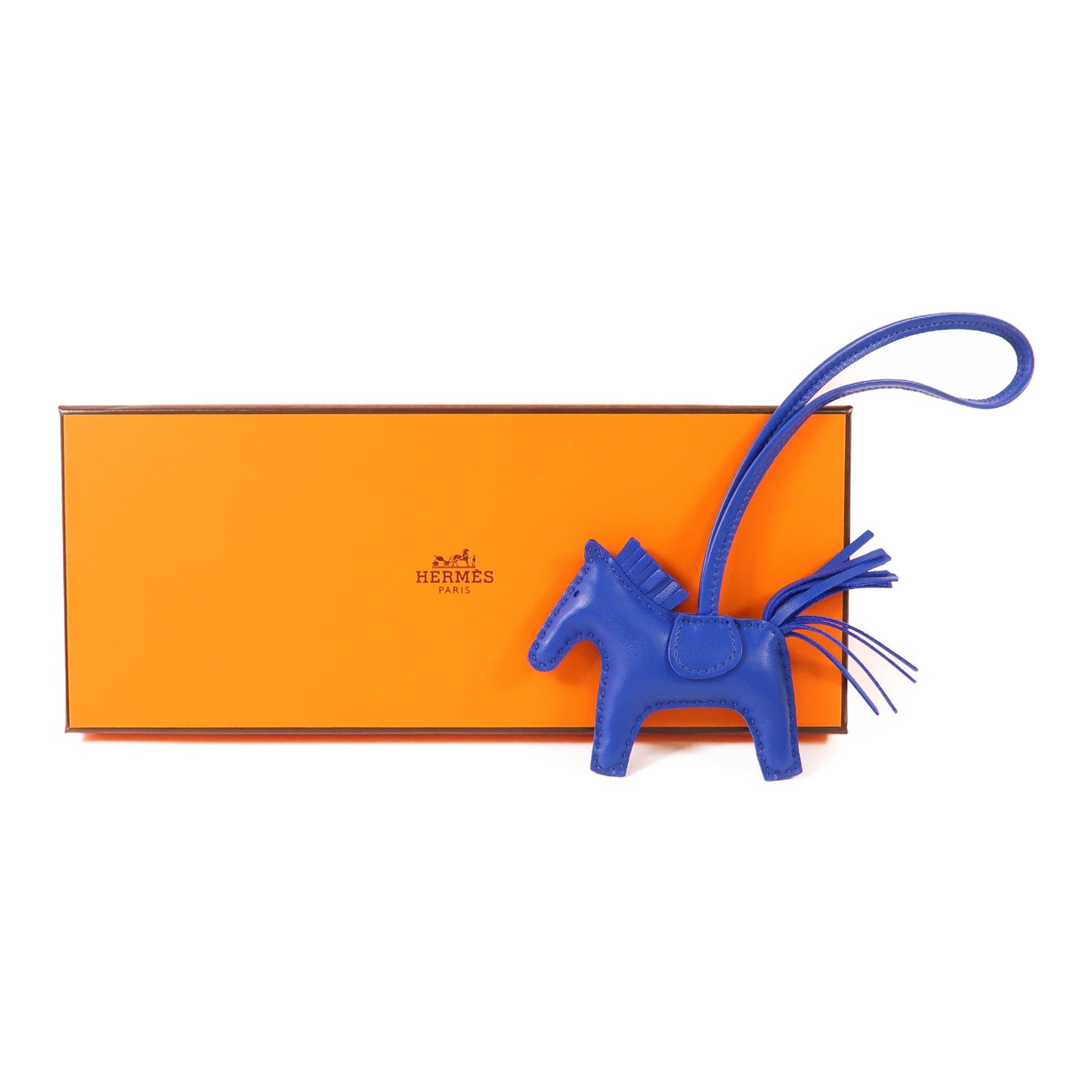 HERMES Milo皮革Rodeo PM掛飾