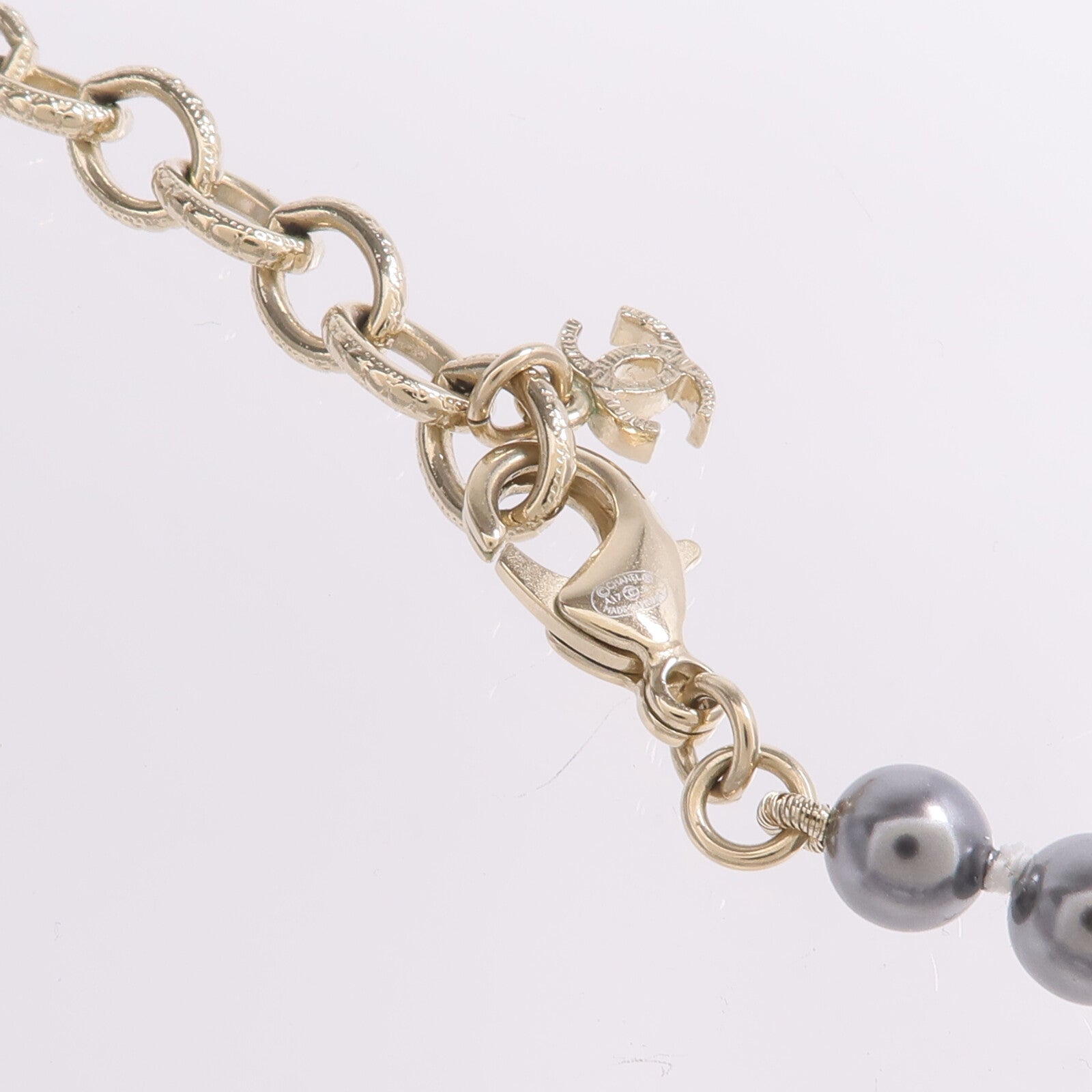 CHANEL PVC/金屬Necklace項鍊