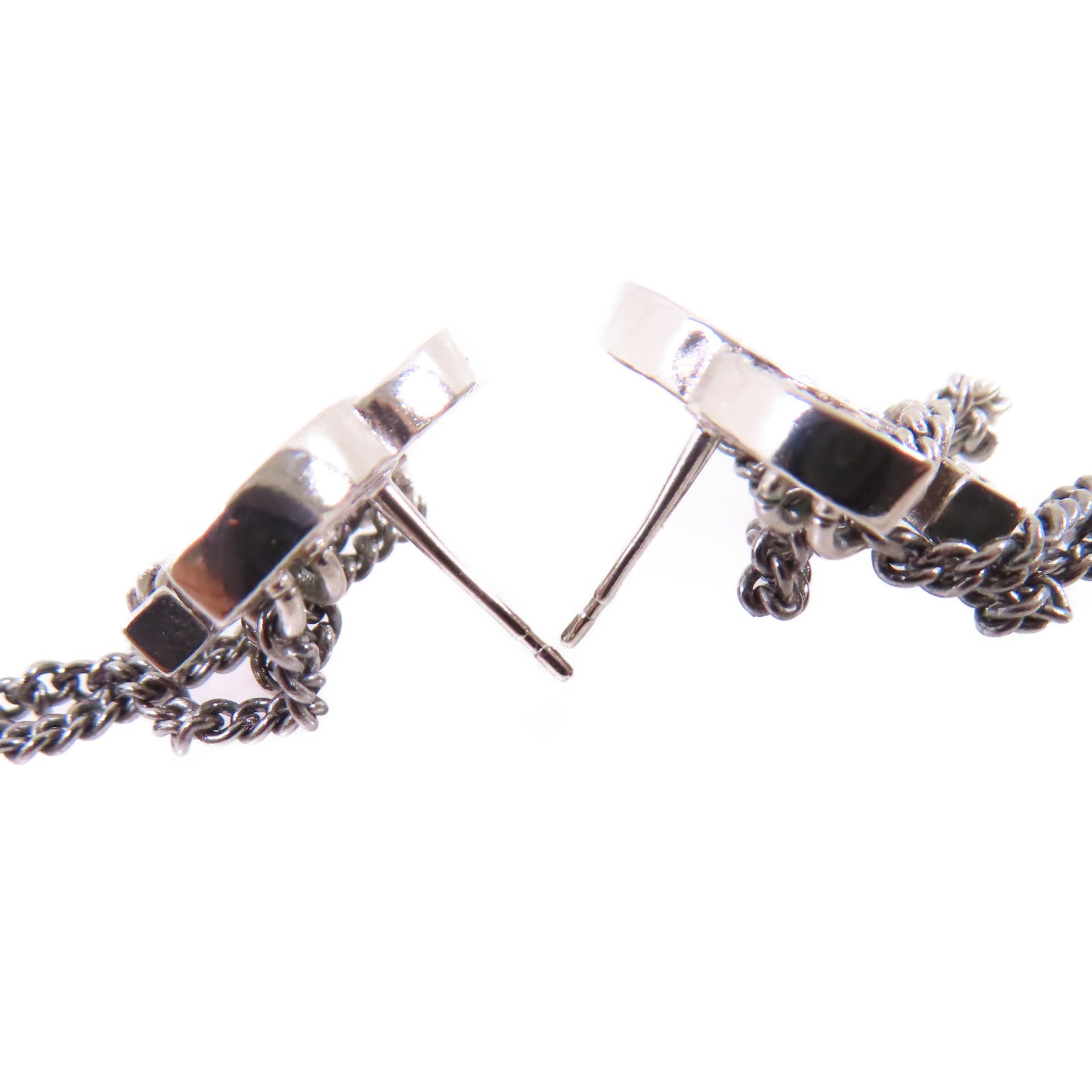 CHANEL CC Earrings A21/B Metal Rhinestones