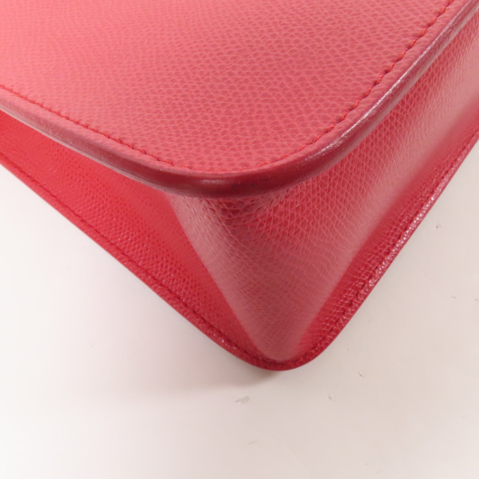Furla 牛皮皮革Shoulder Bag金扣手挽肩背兩用袋